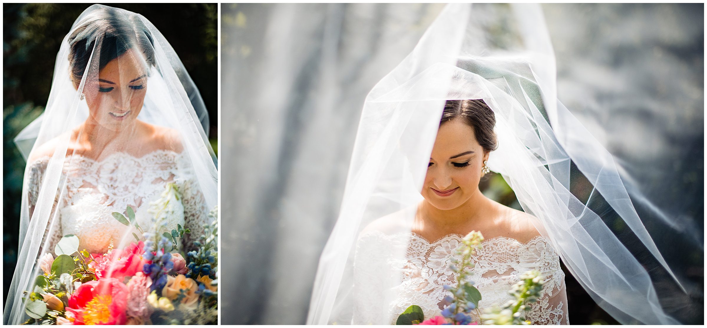 Covid wedding, bride getting ready
