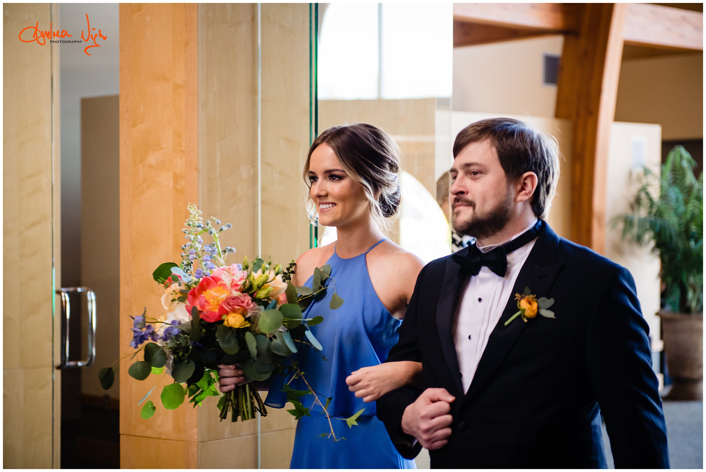 Covid wedding, Ceremony at Wesley Chapel