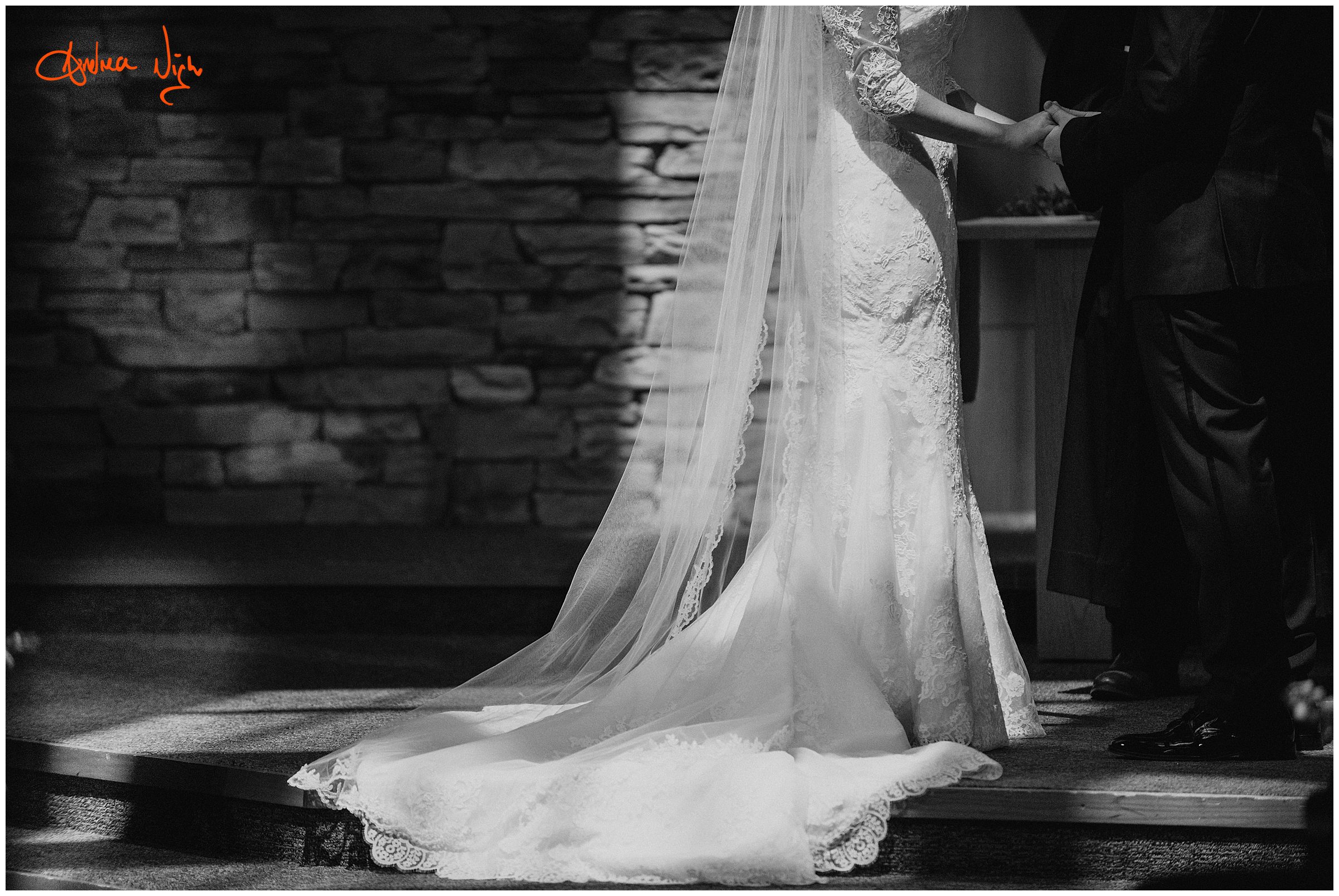 Covid wedding, Ceremony at Wesley Chapel