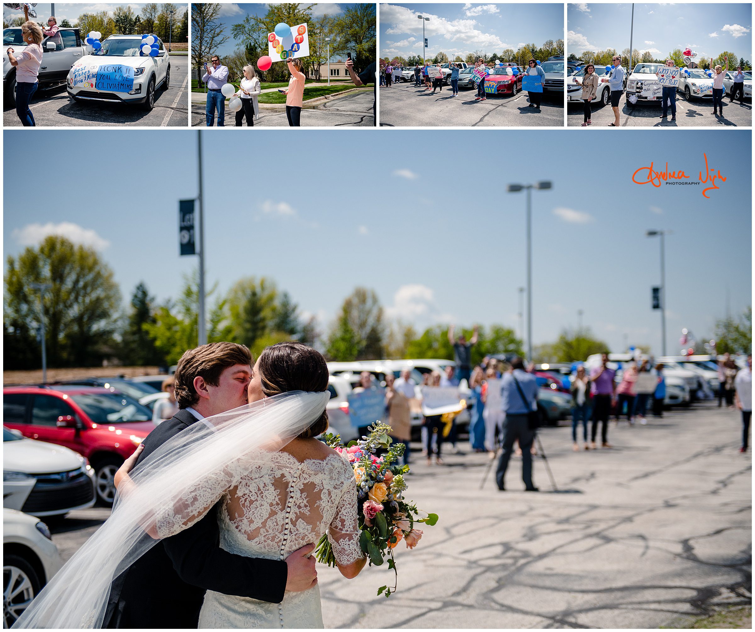 Covid wedding, Ceremony at Wesley Chapel