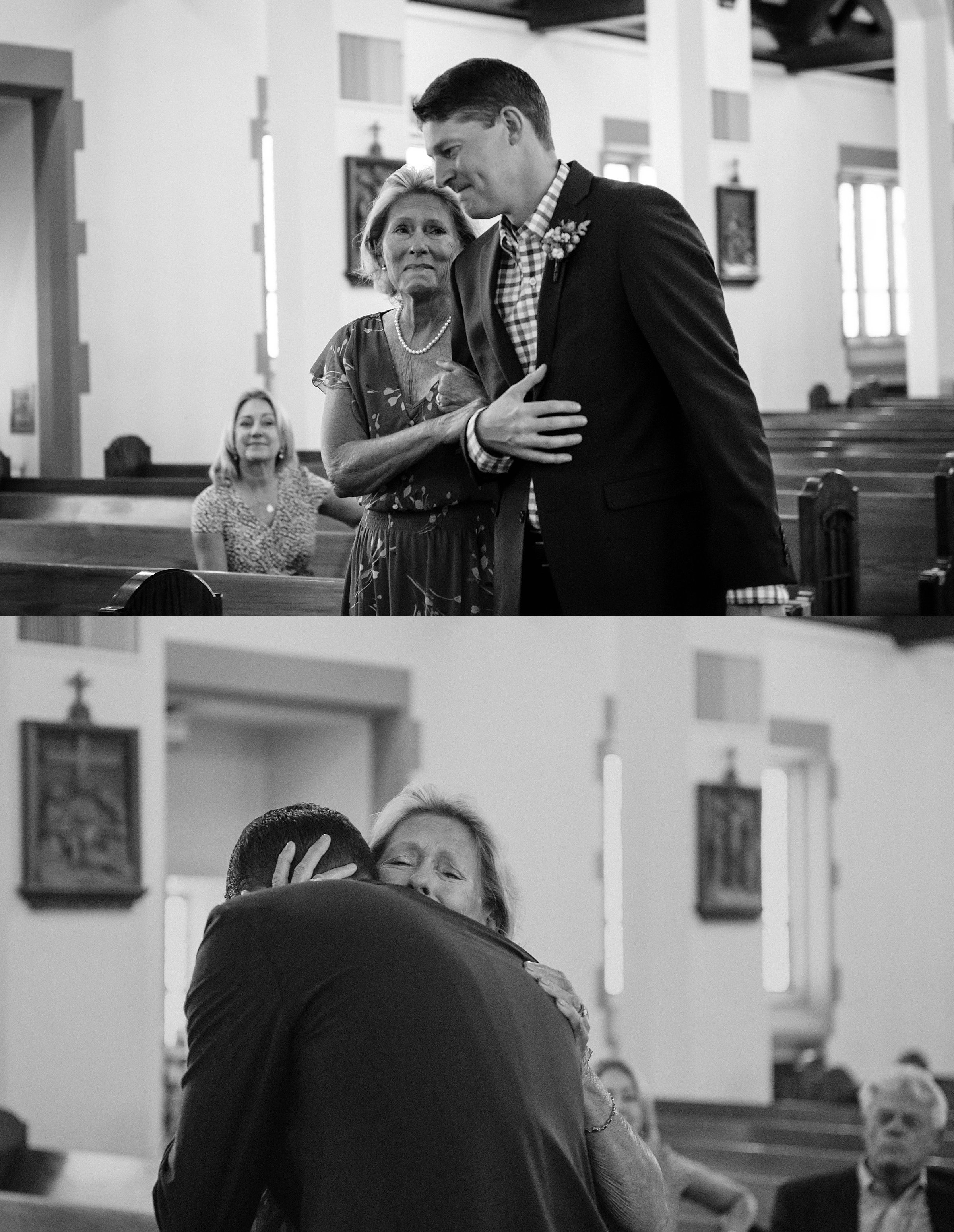 St. Agnes wedding ceremony