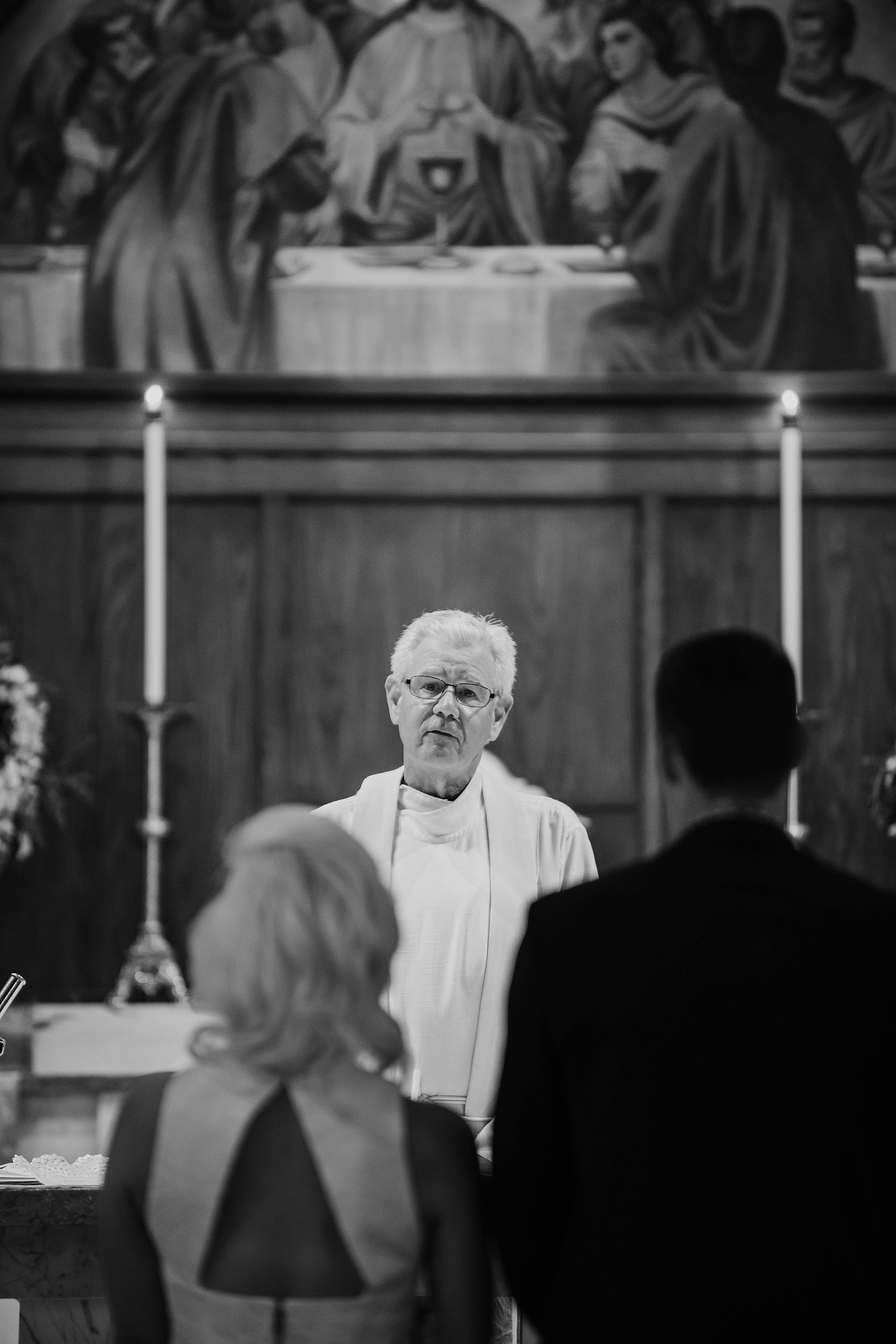 St. Agnes wedding ceremony