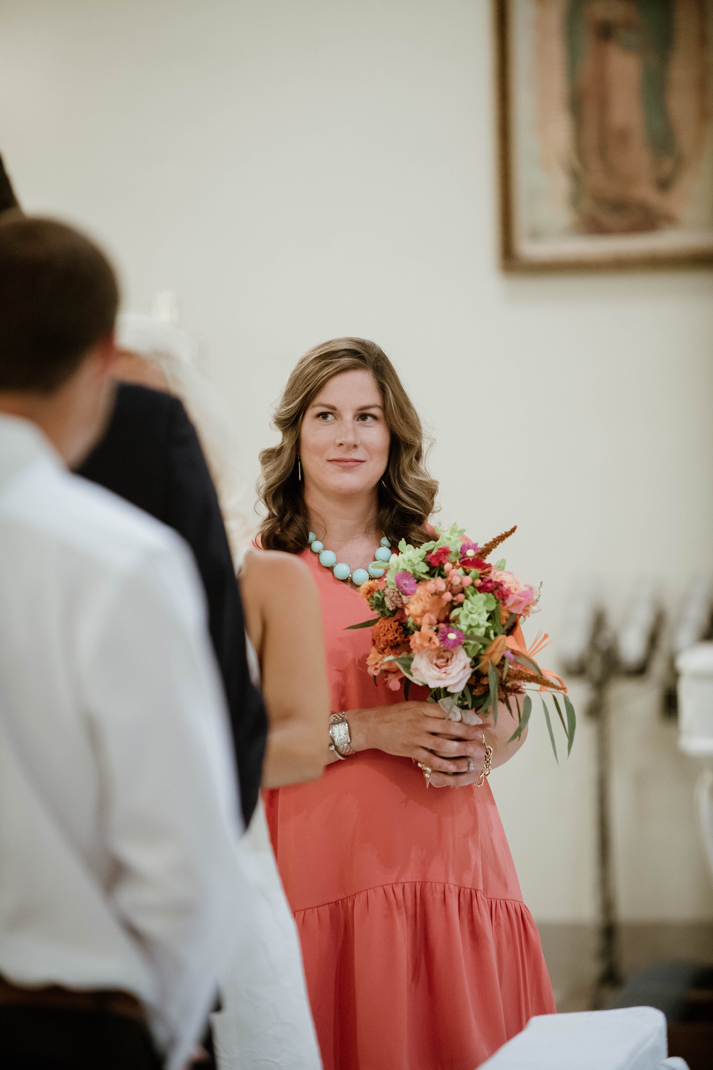St. Agnes wedding ceremony
