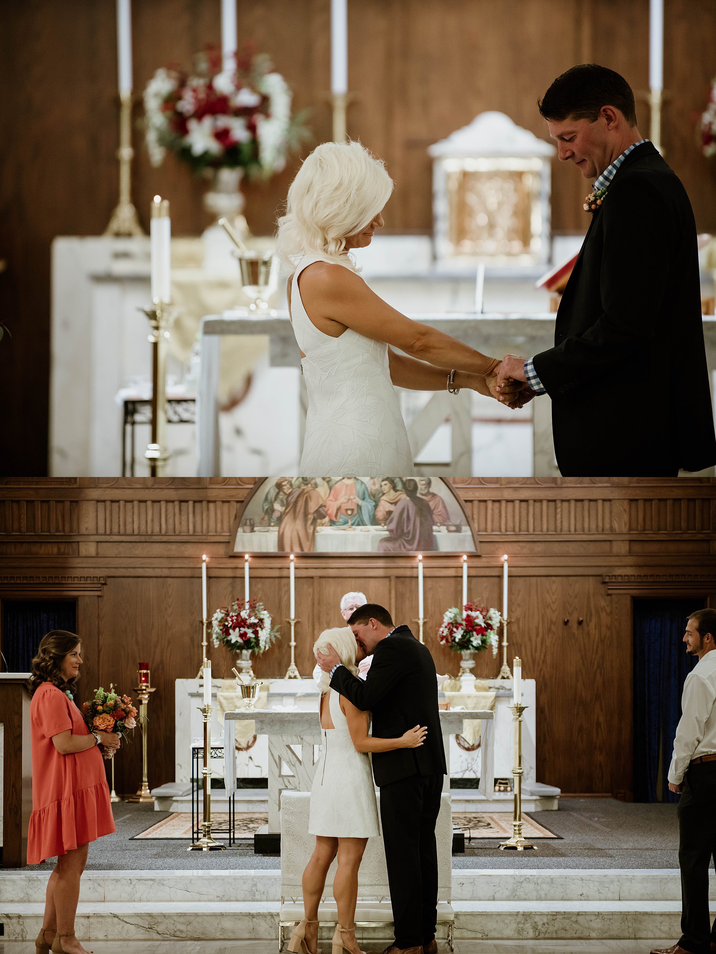 St. Agnes wedding ceremony
