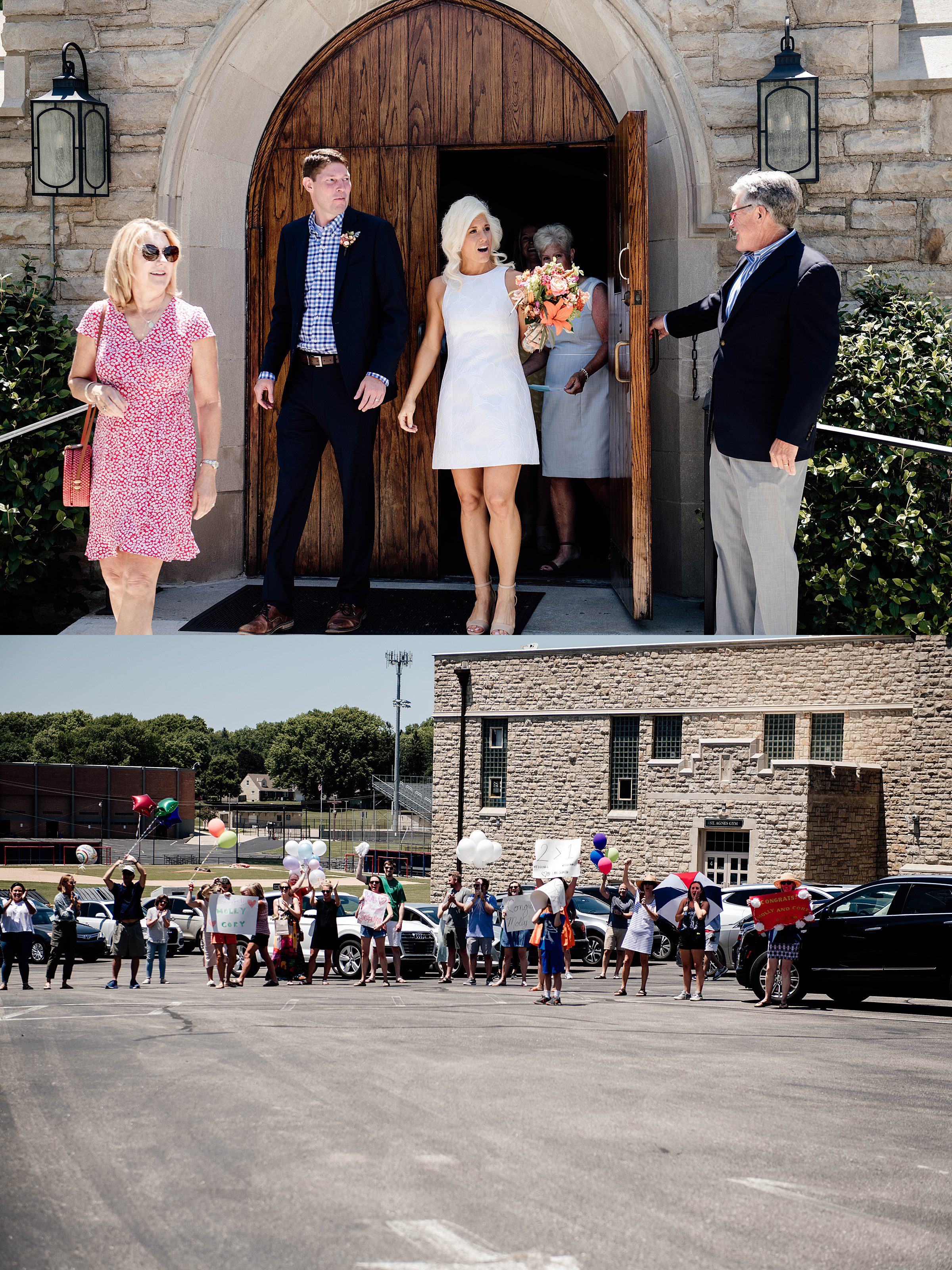 St. Agnes wedding ceremony