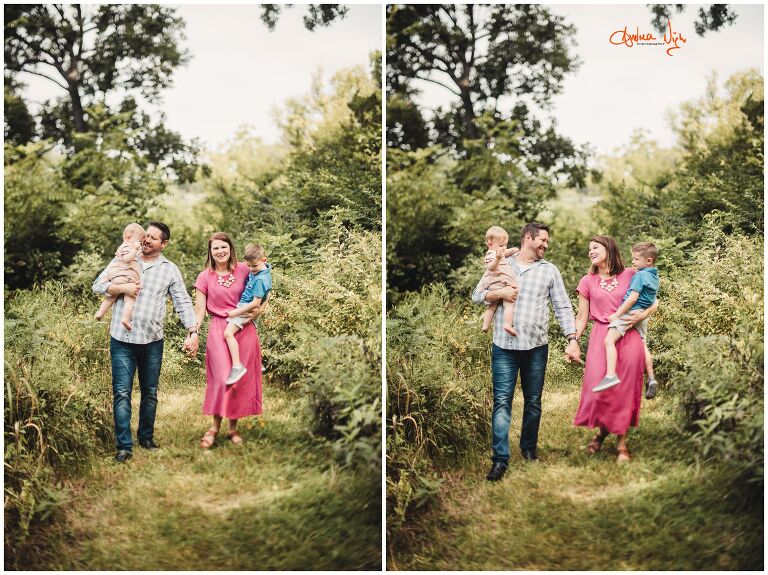 Shawnee Mission park family session