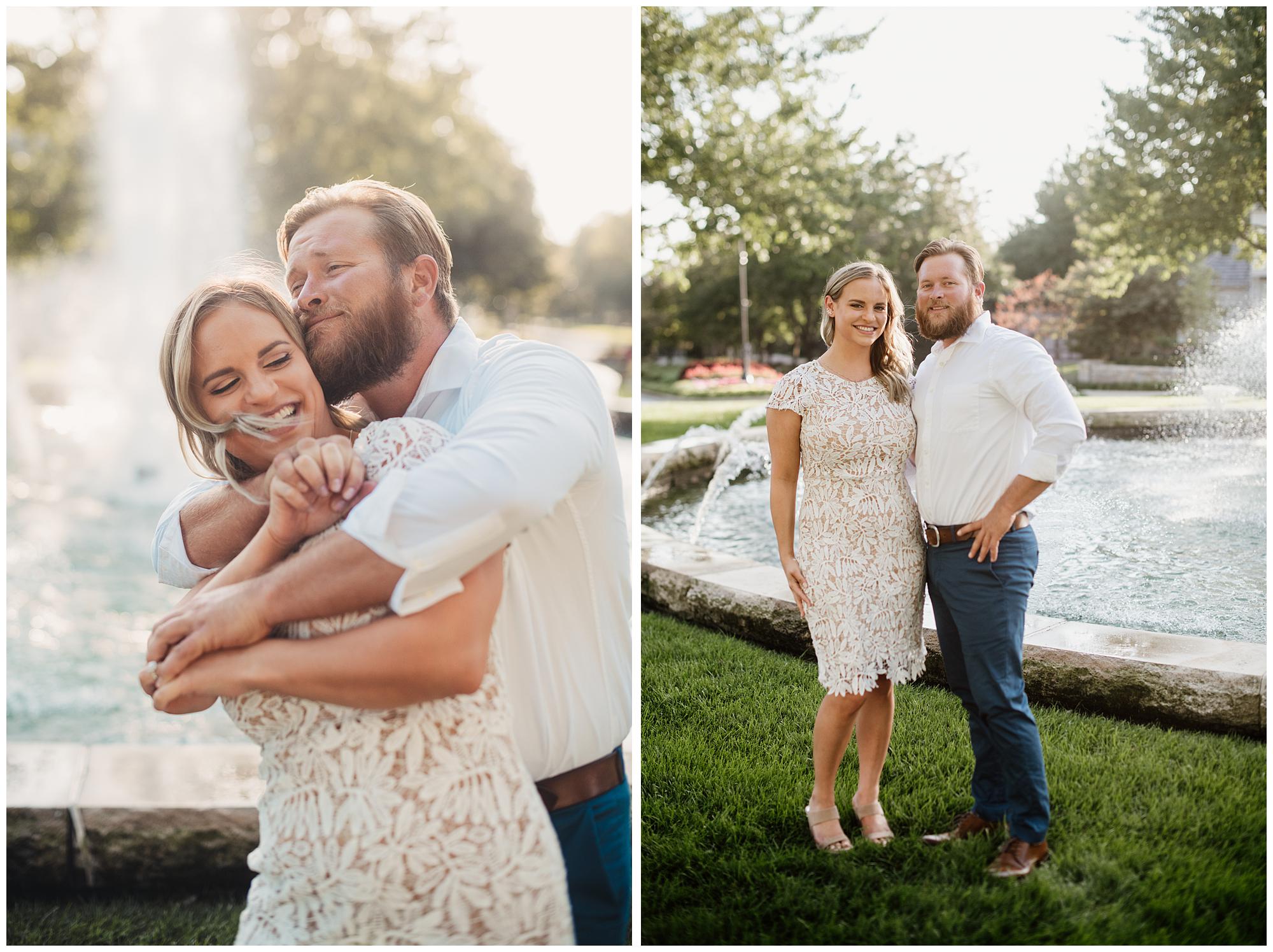 KC engagement session - Hallbrook