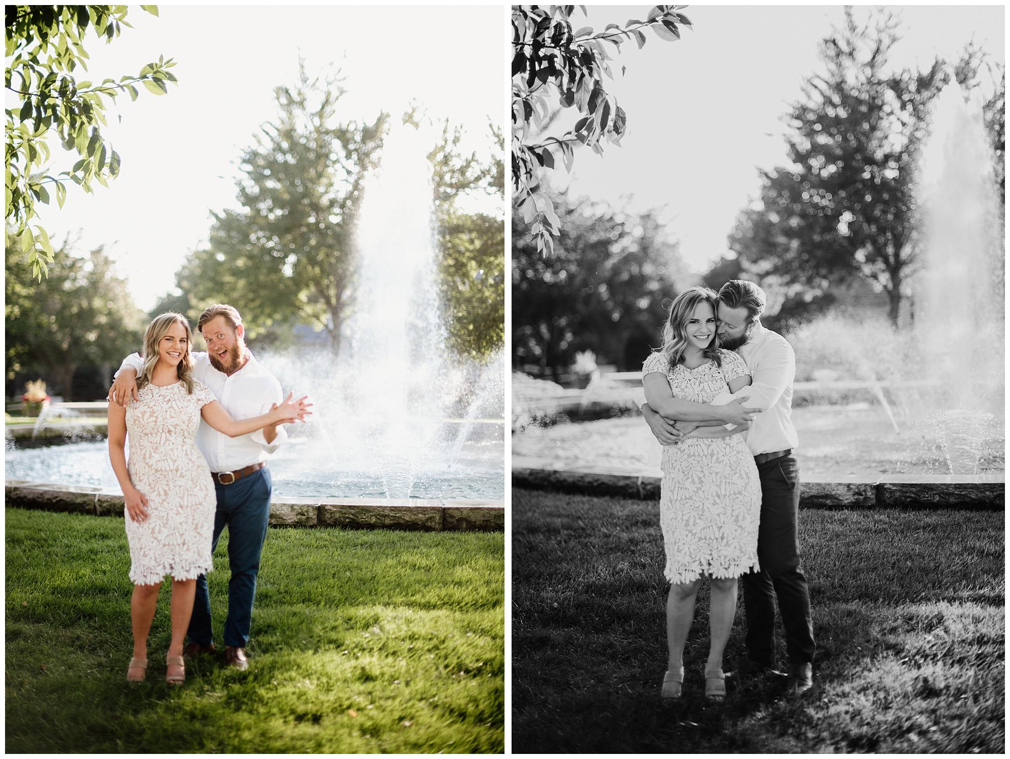 KC engagement session - Hallbrook