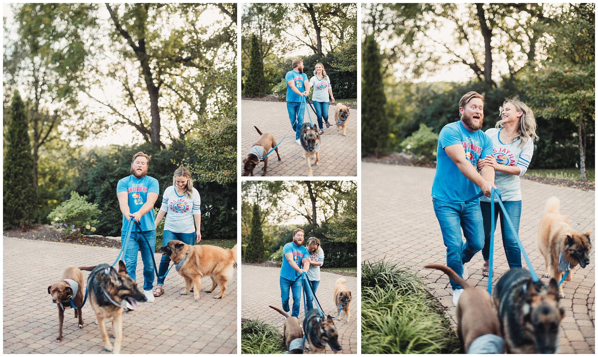 KC engagement session - Hallbrook