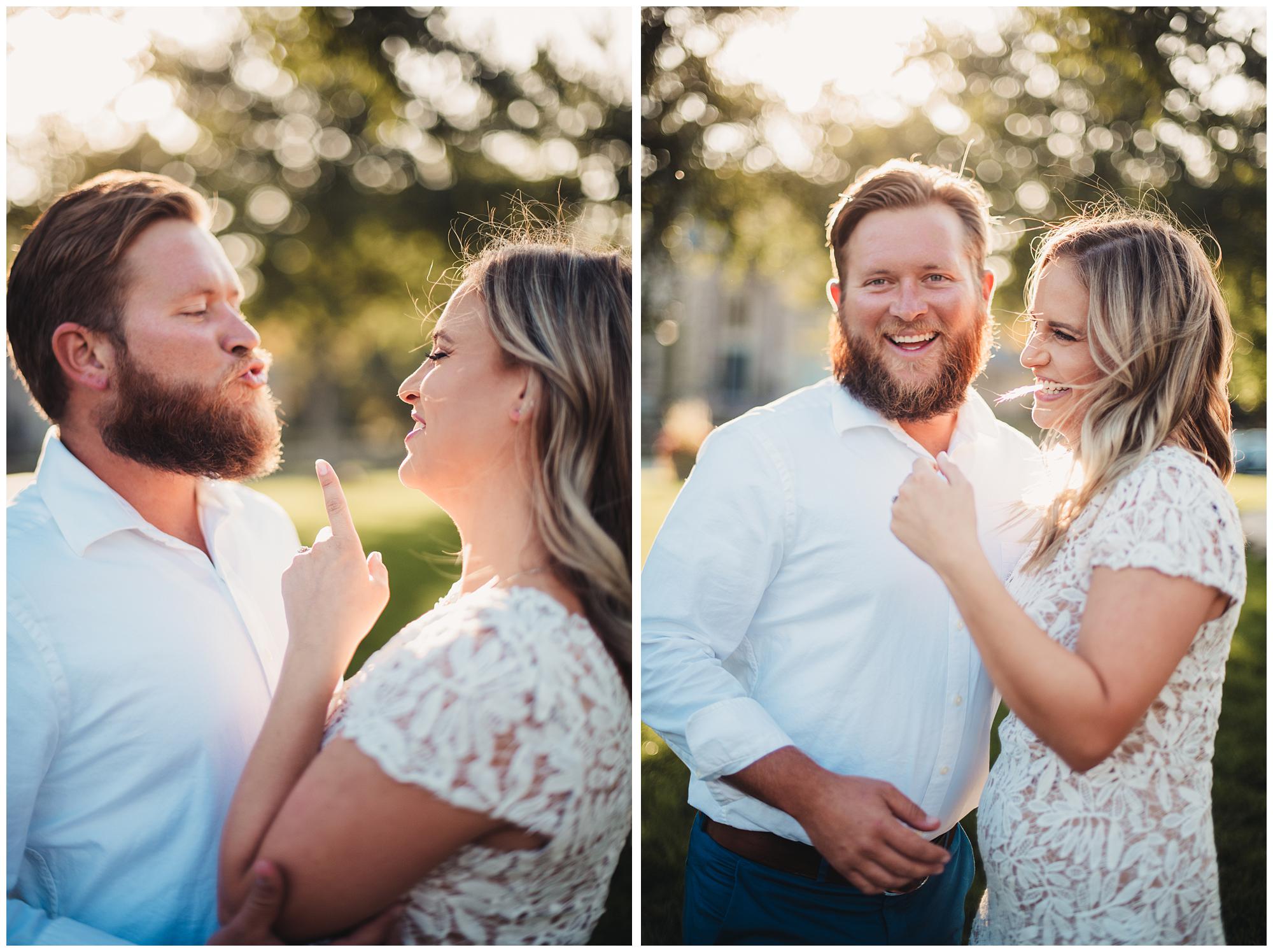 KC engagement session - Hallbrook