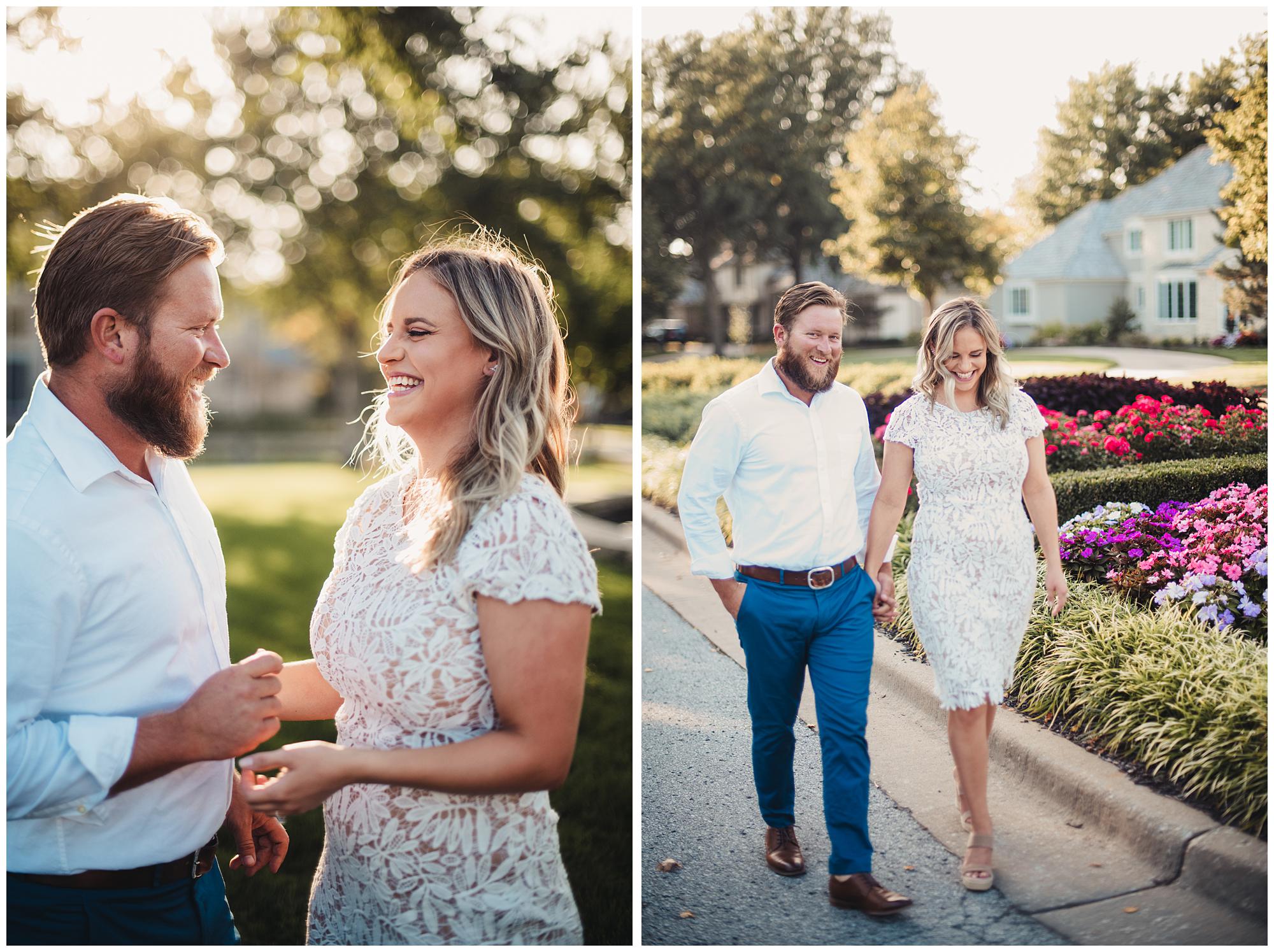 KC engagement session - Hallbrook