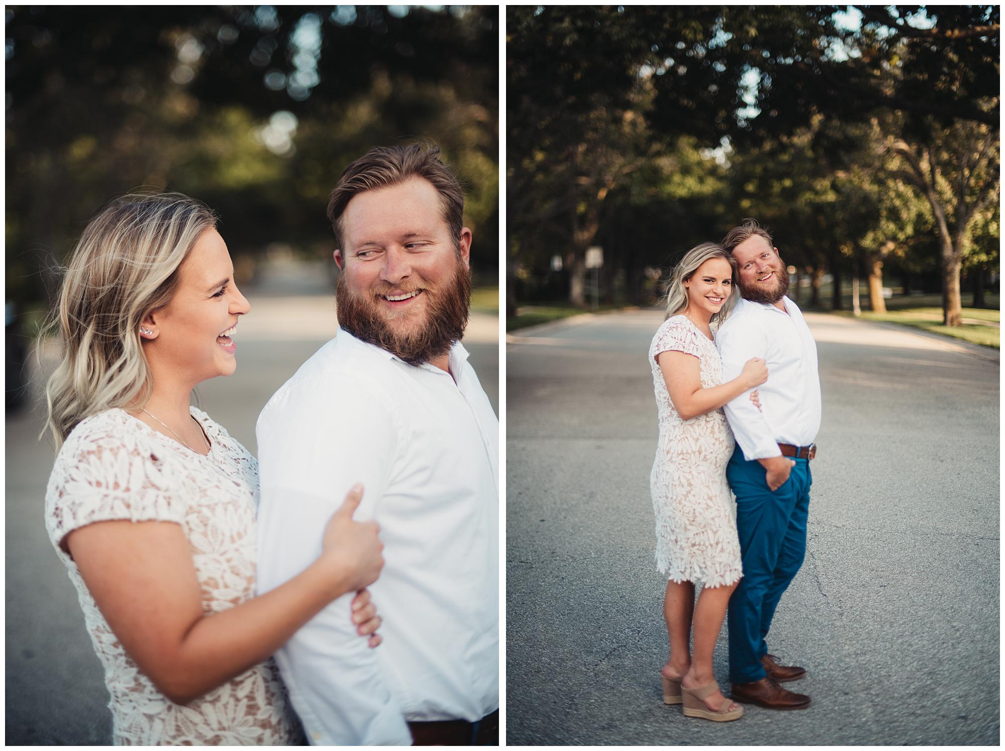 KC engagement session - Hallbrook