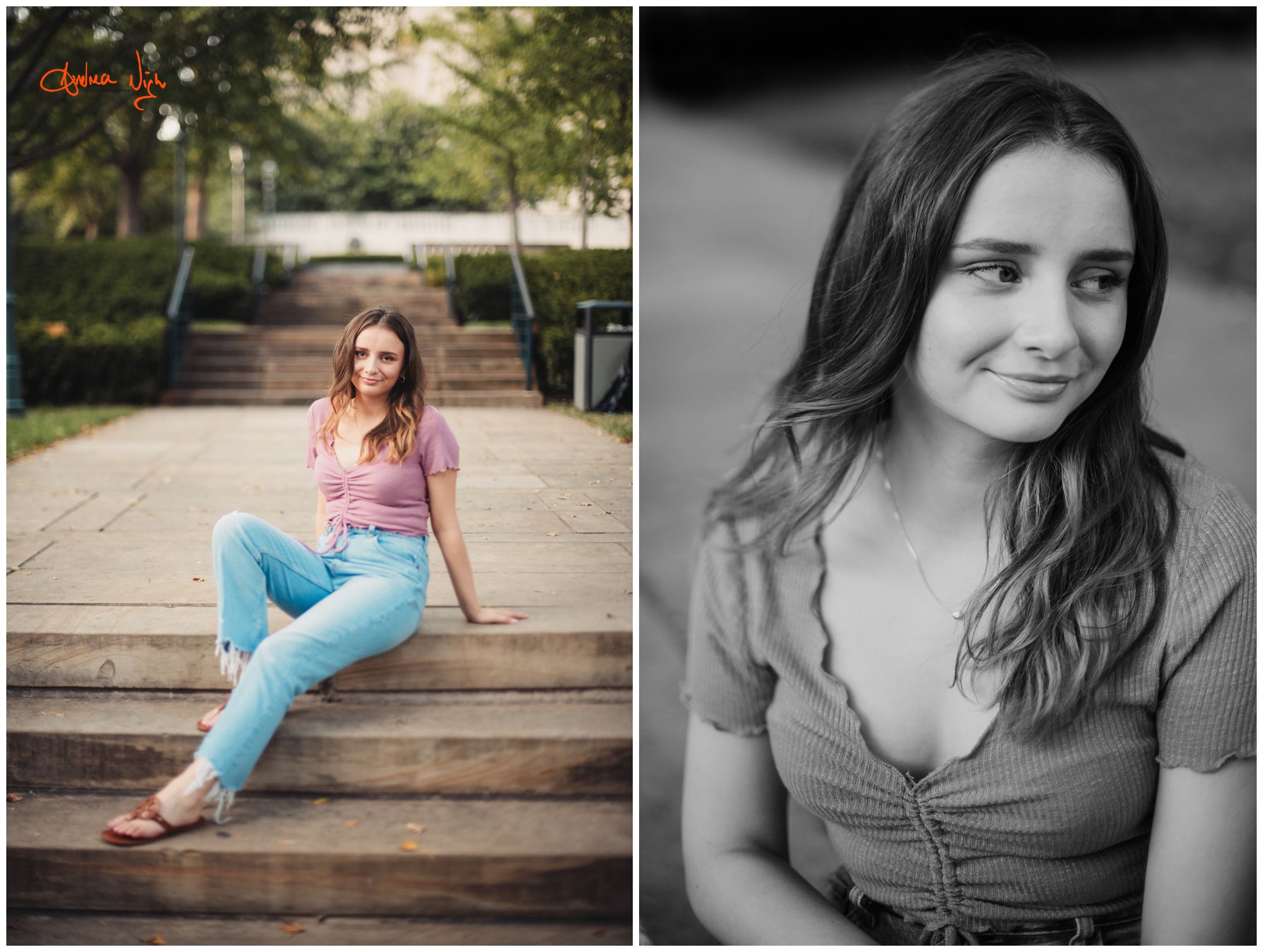 Kansas City senior pictures at The Nelson