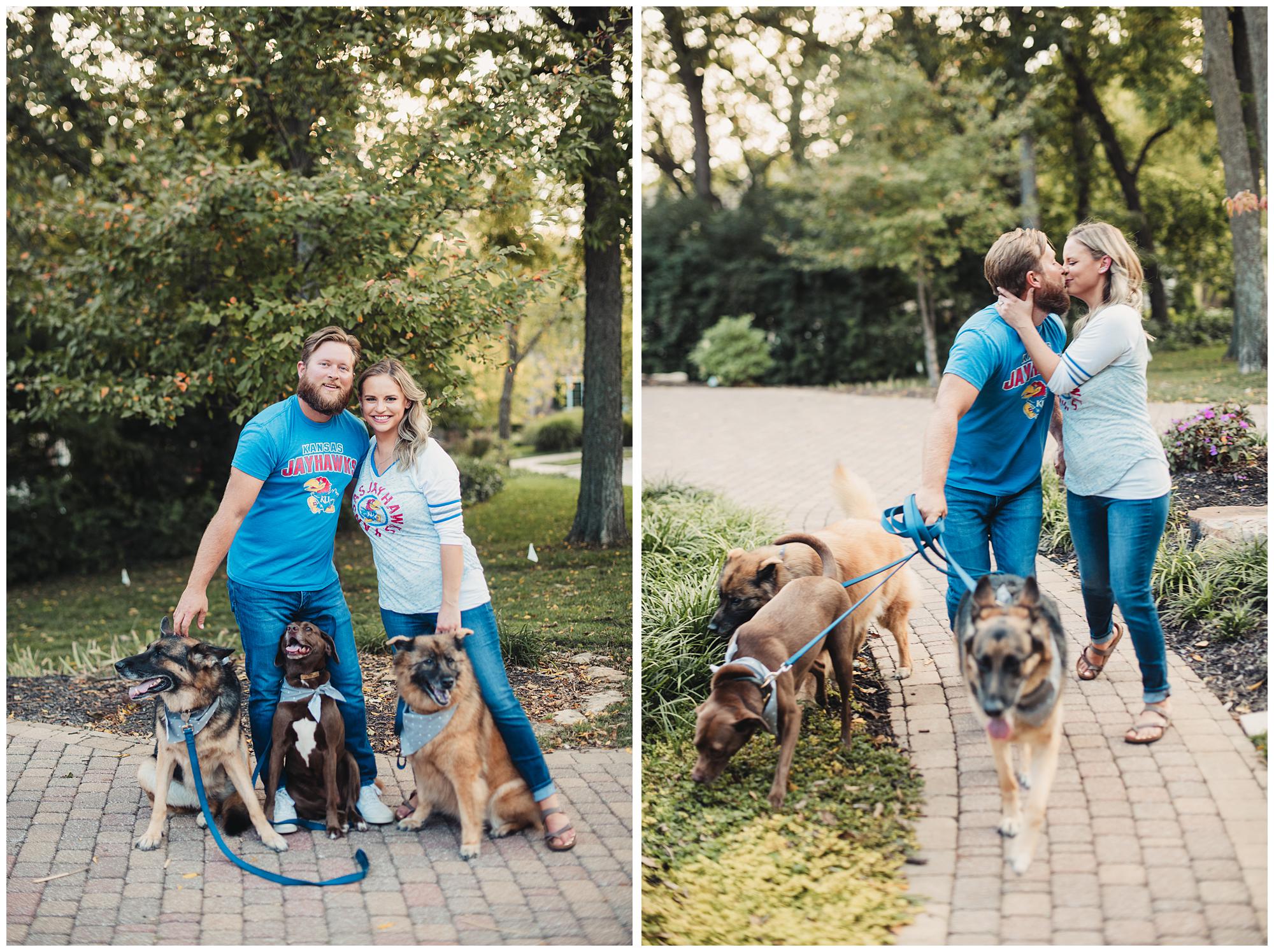 KC engagement session - Hallbrook