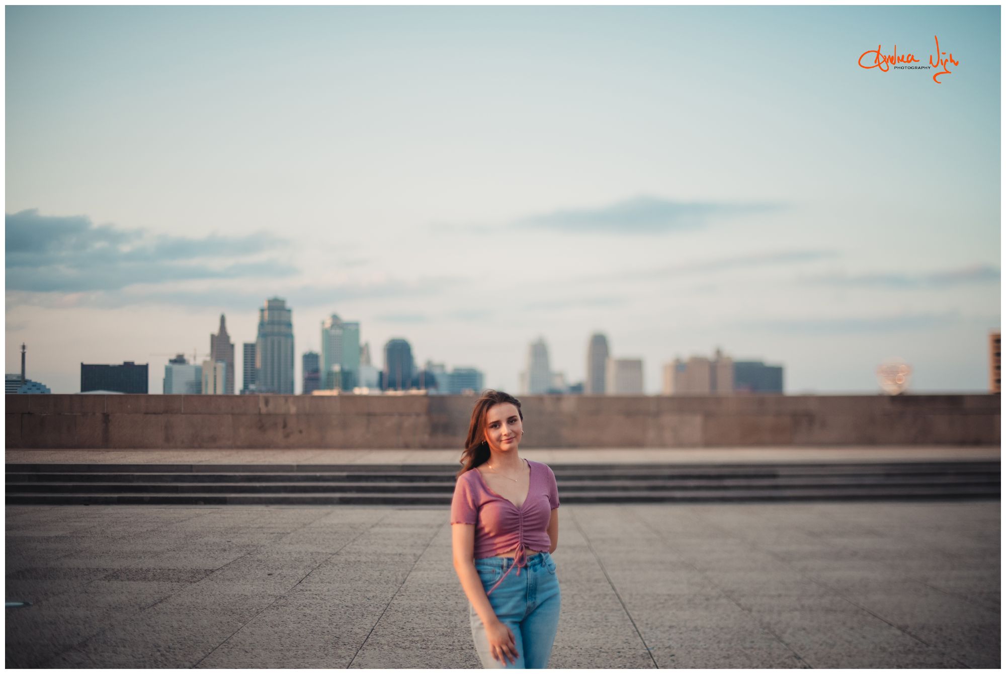 Kansas City senior pictures at The Nelson