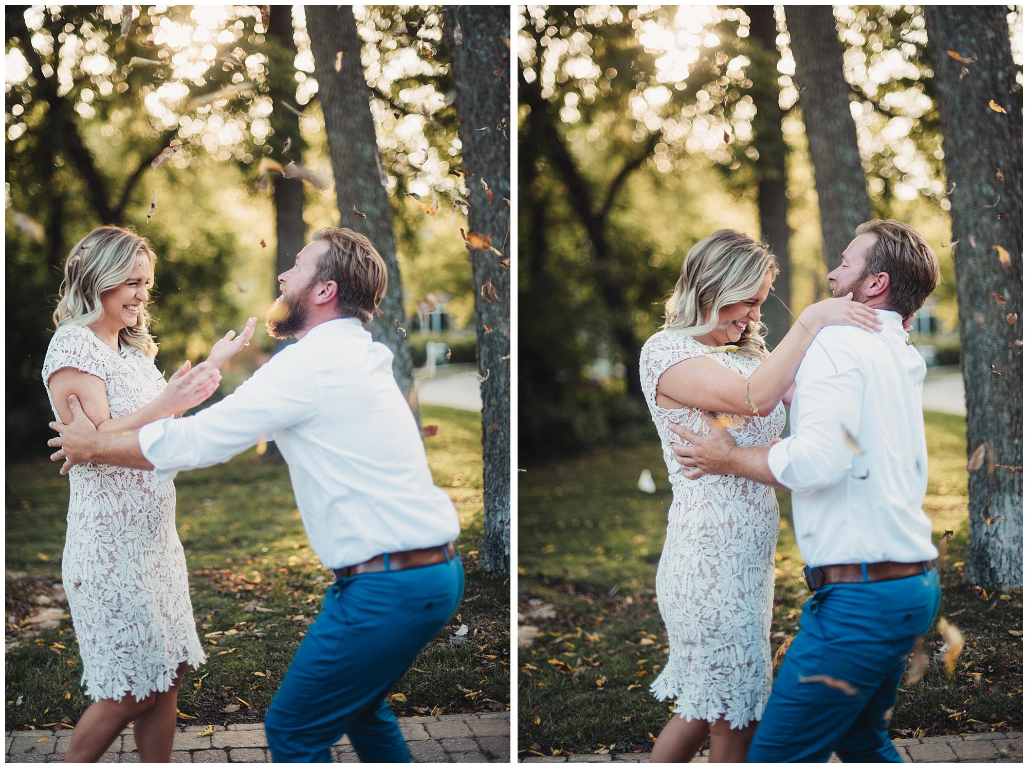 KC engagement session - Hallbrook