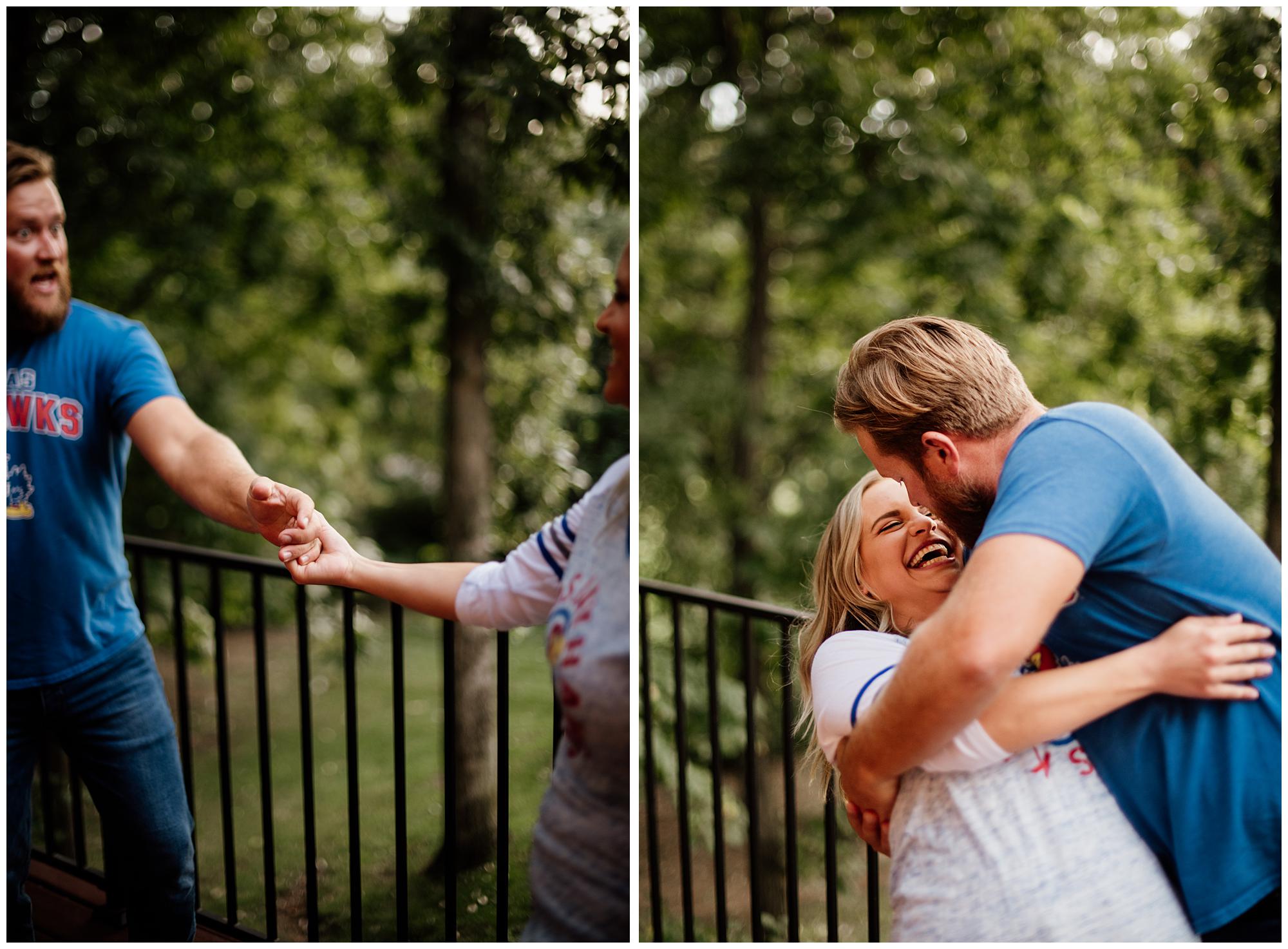 KC engagement session - Hallbrook