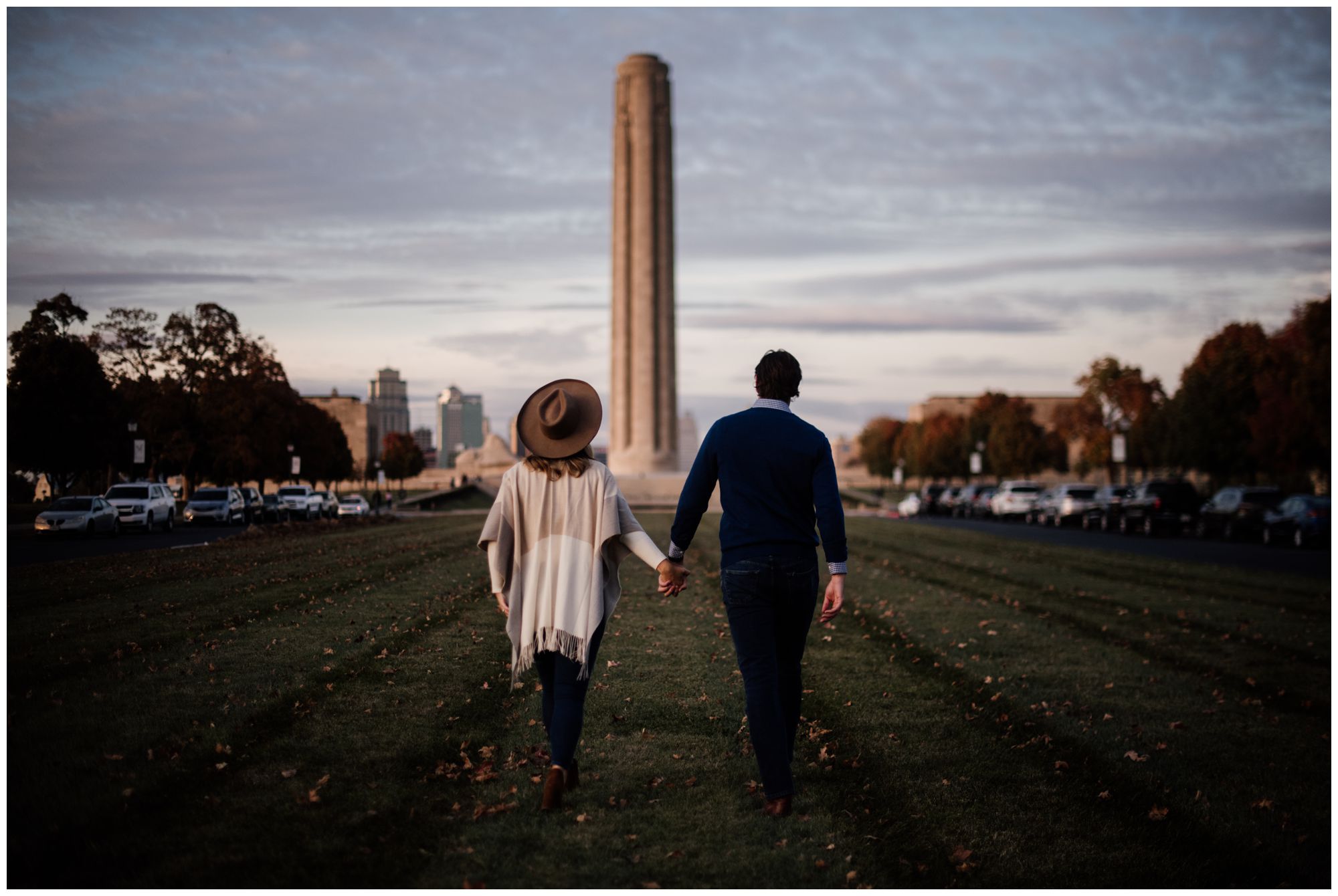 The Nelson and Liberty Memorial engagement session