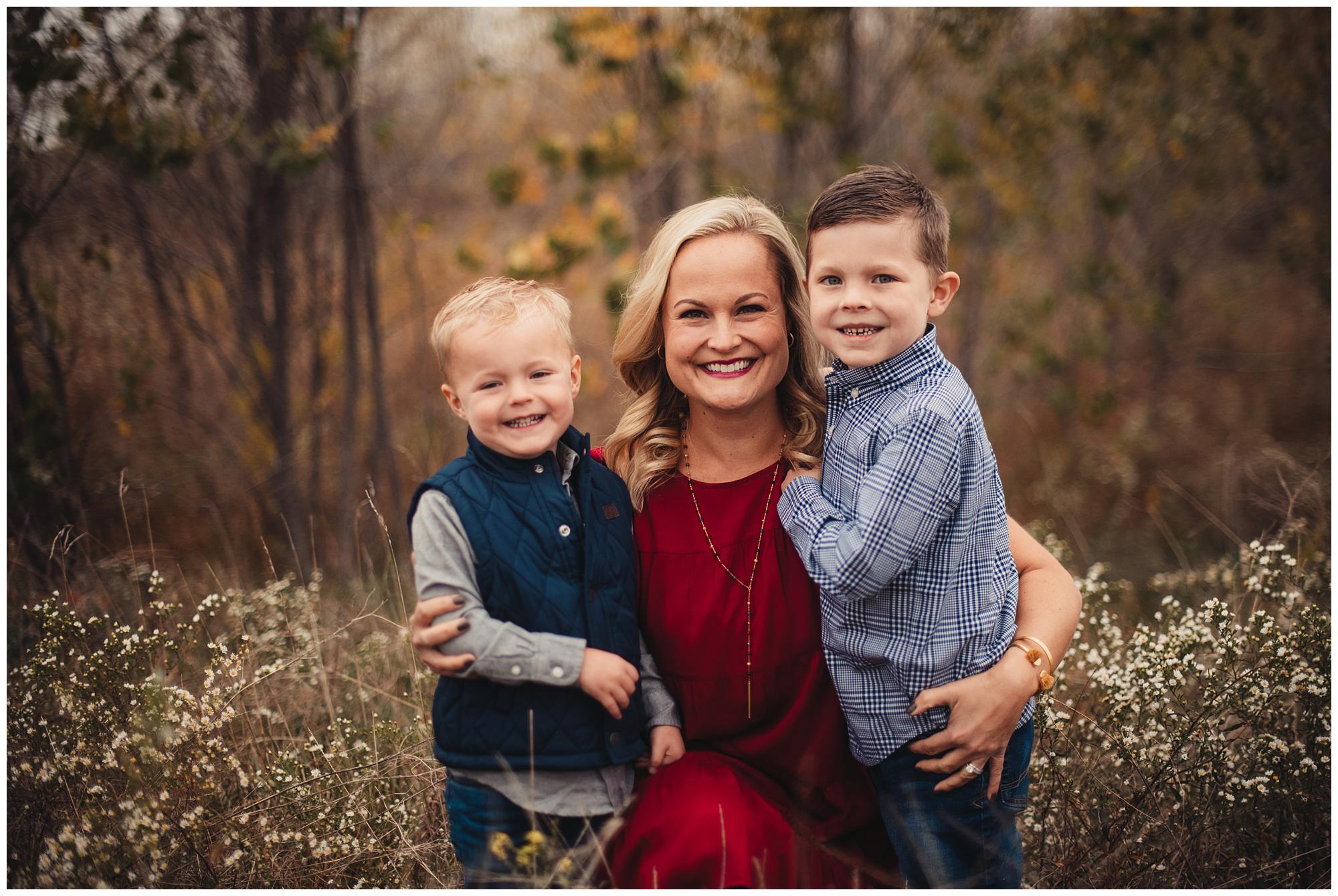 Shawnee Mission Park family portraits - Moeder family