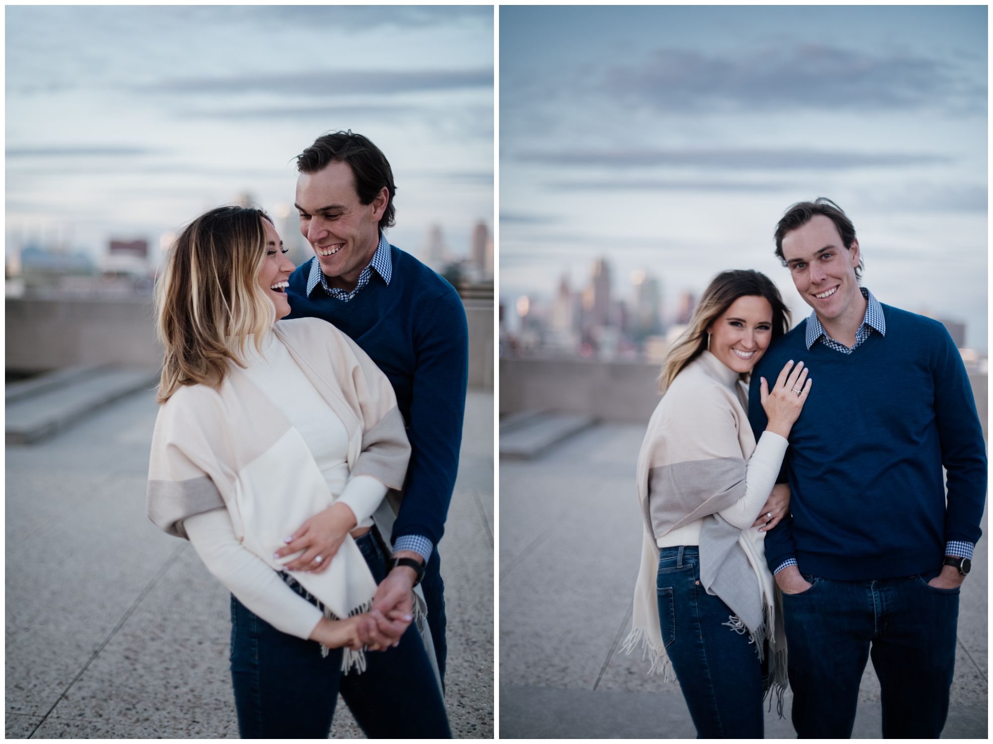 The Nelson and Liberty Memorial engagement session