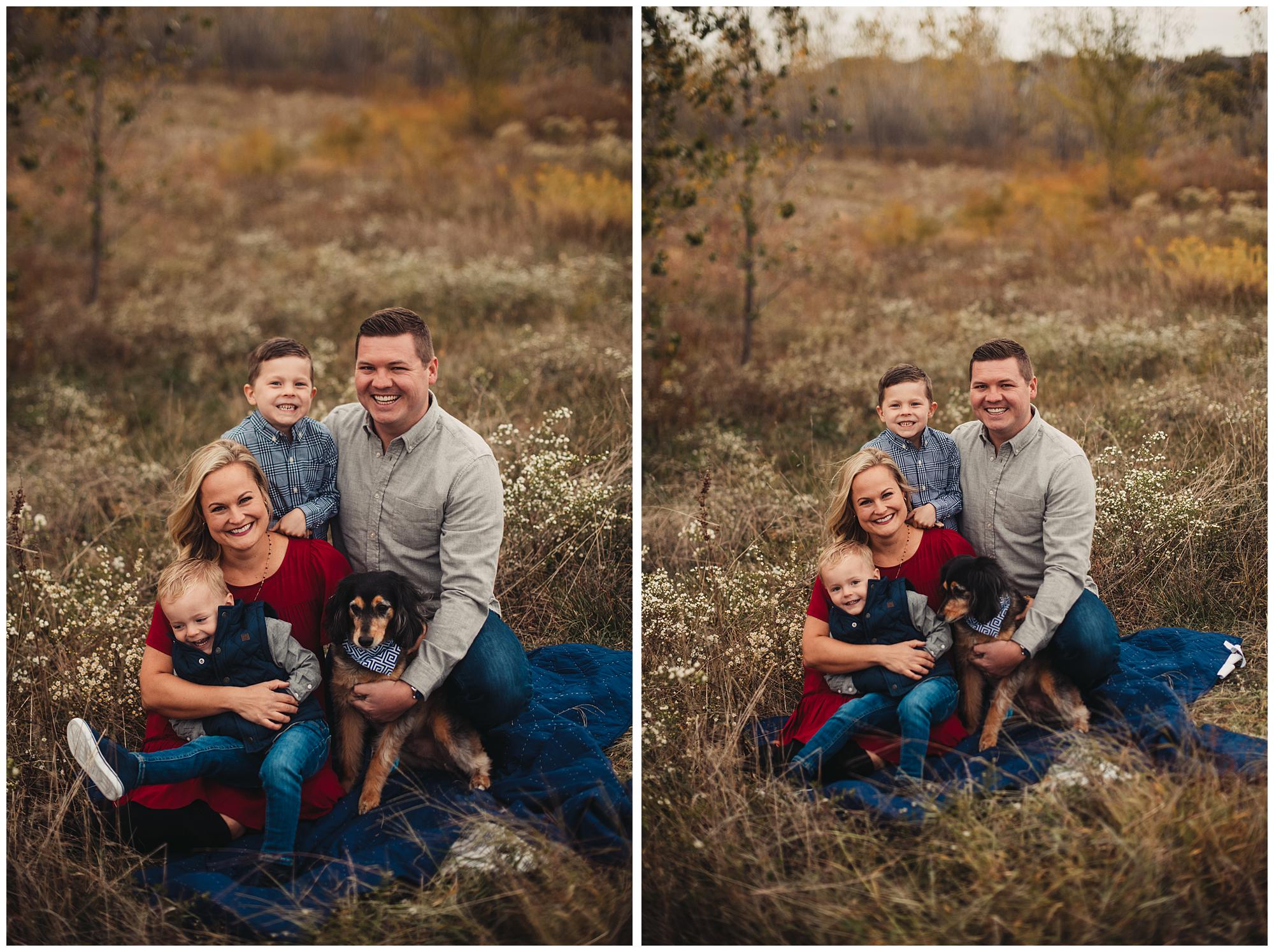 Shawnee Mission Park family portraits - Moeder family