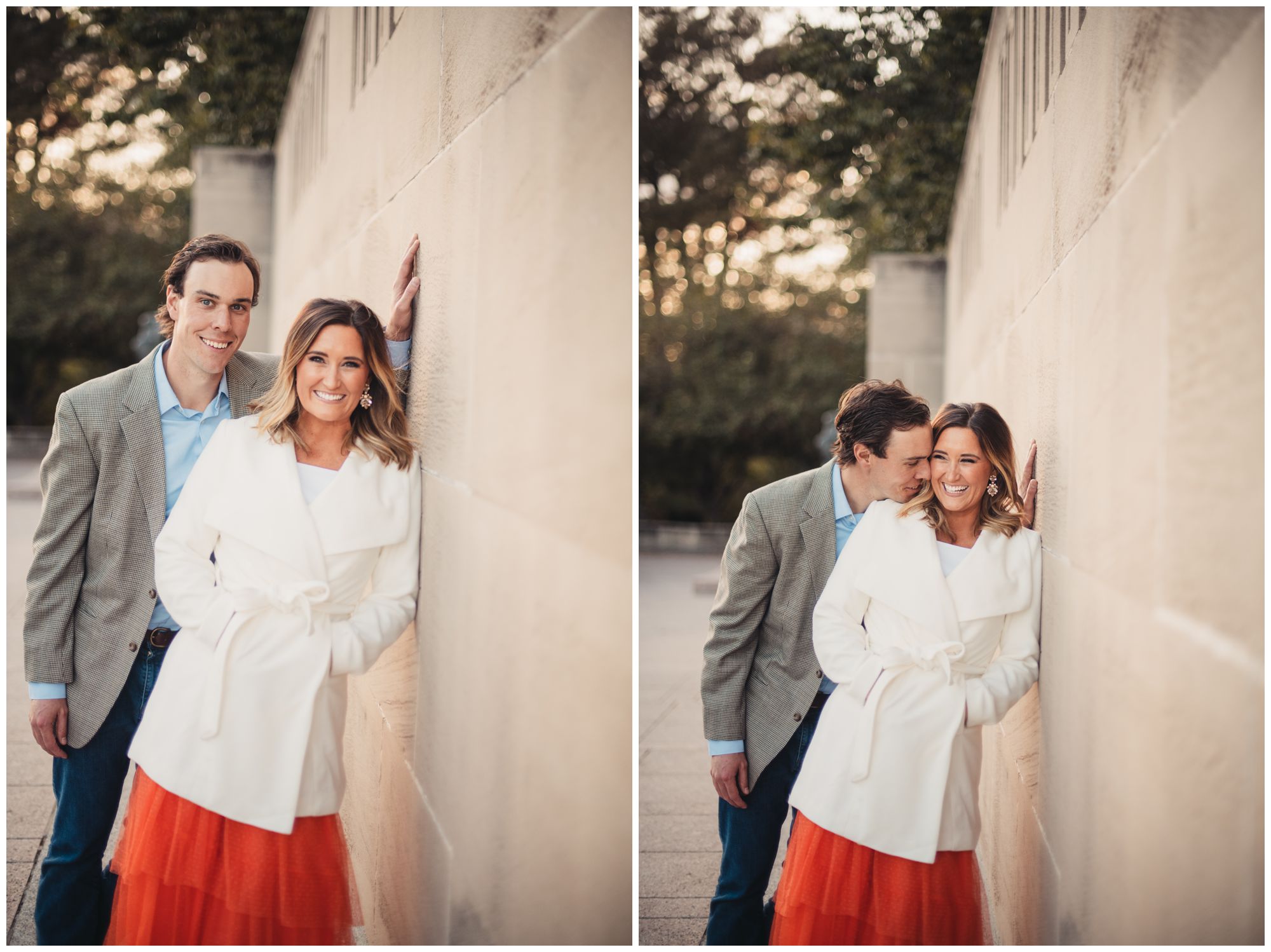 The Nelson and Liberty Memorial engagement session