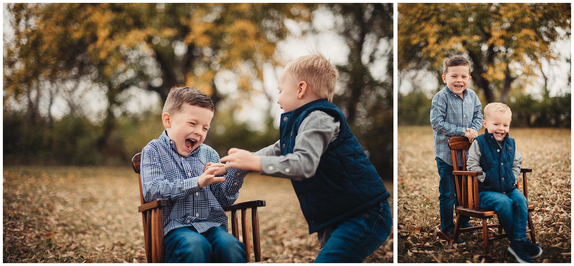 Shawnee Mission Park family portraits - Moeder family