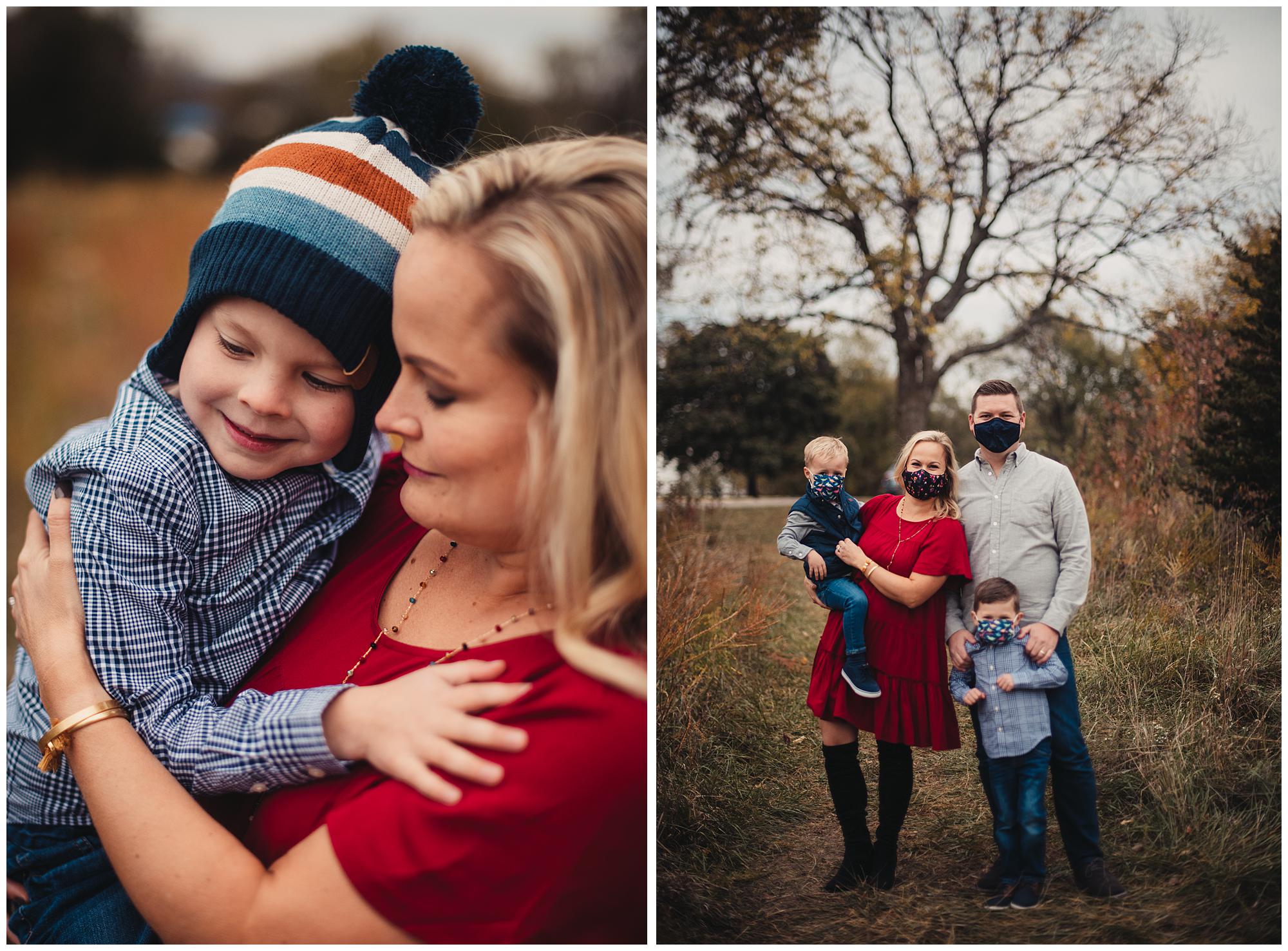 Shawnee Mission Park family portraits - Moeder family