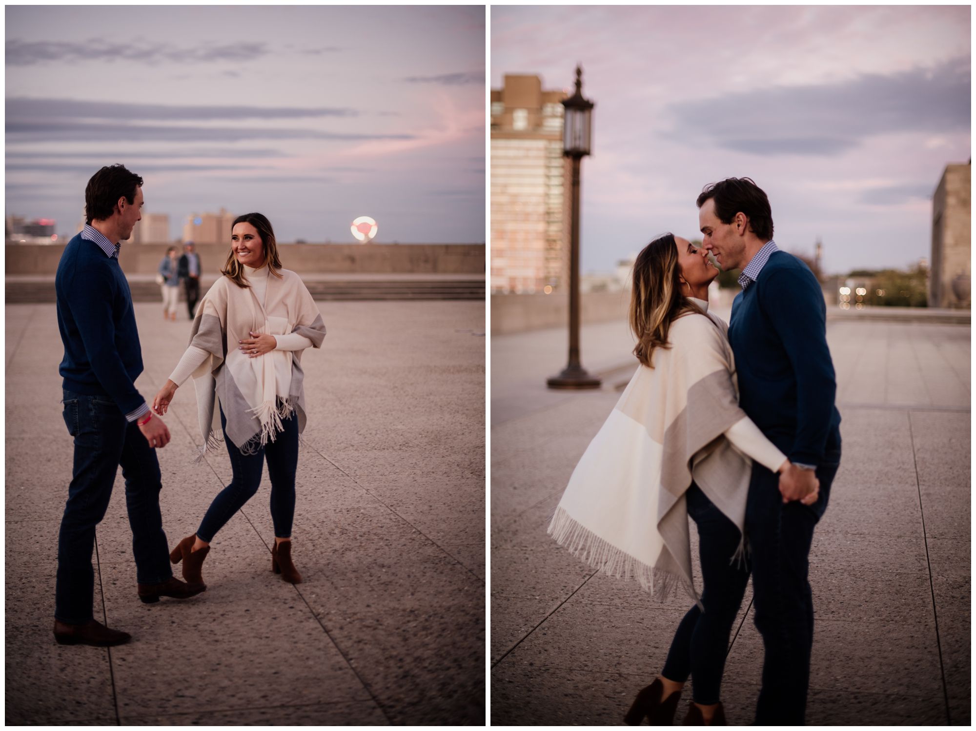The Nelson and Liberty Memorial engagement session