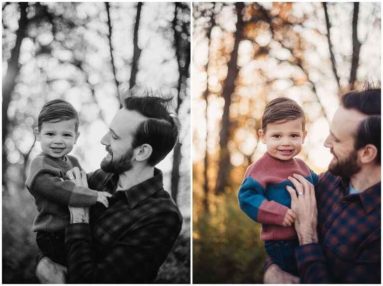 Shawnee Mission Park family photos, Novick family