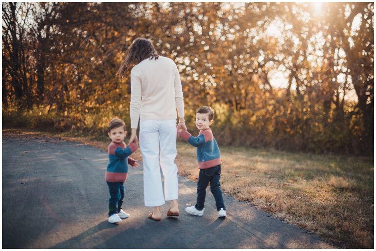 Shawnee Mission Park family photos, Novick family