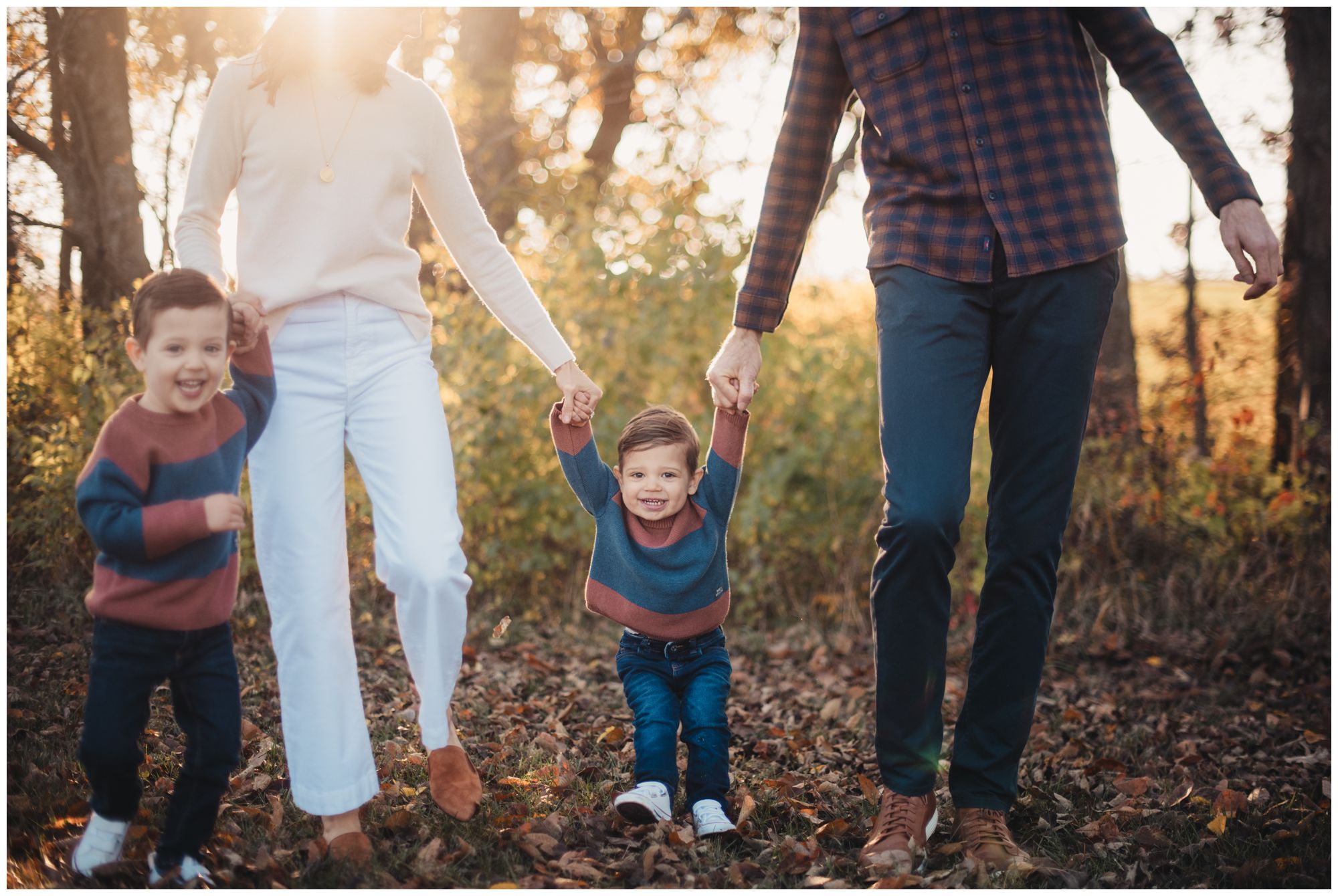Shawnee Mission Park family photos, Novick family