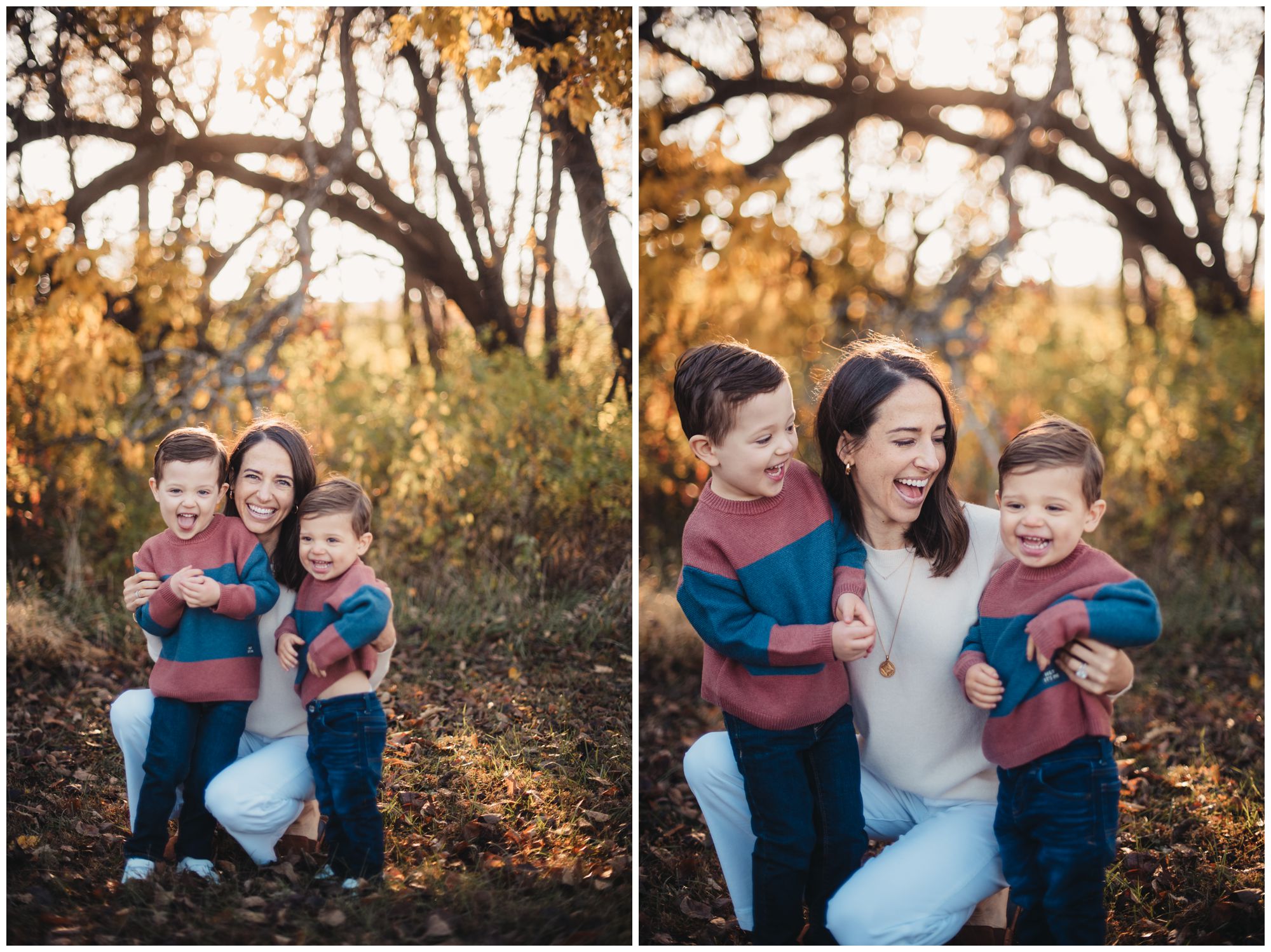 Shawnee Mission Park family photos, Novick family