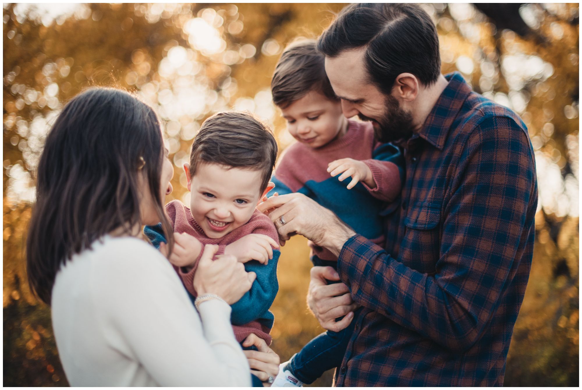 Shawnee Mission Park family photos, Novick family