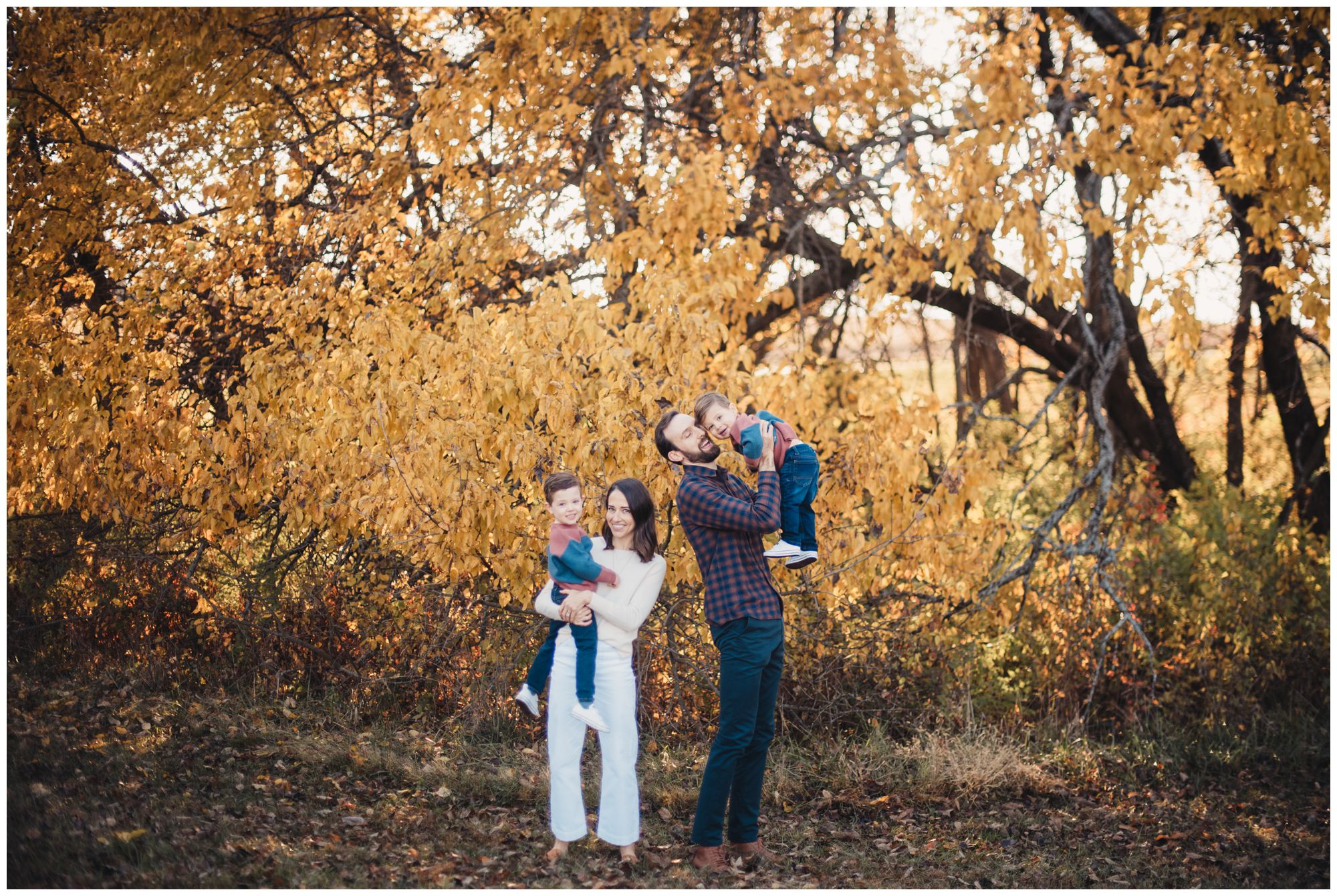 Shawnee Mission Park family photos, Novick family
