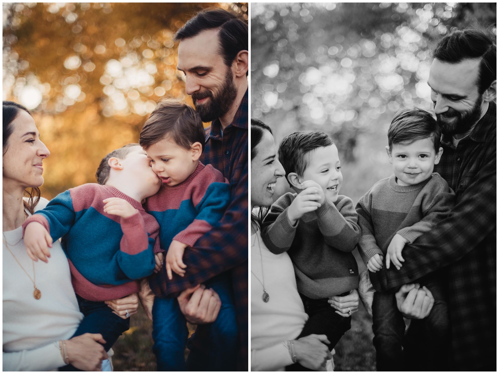Shawnee Mission Park family photos, Novick family