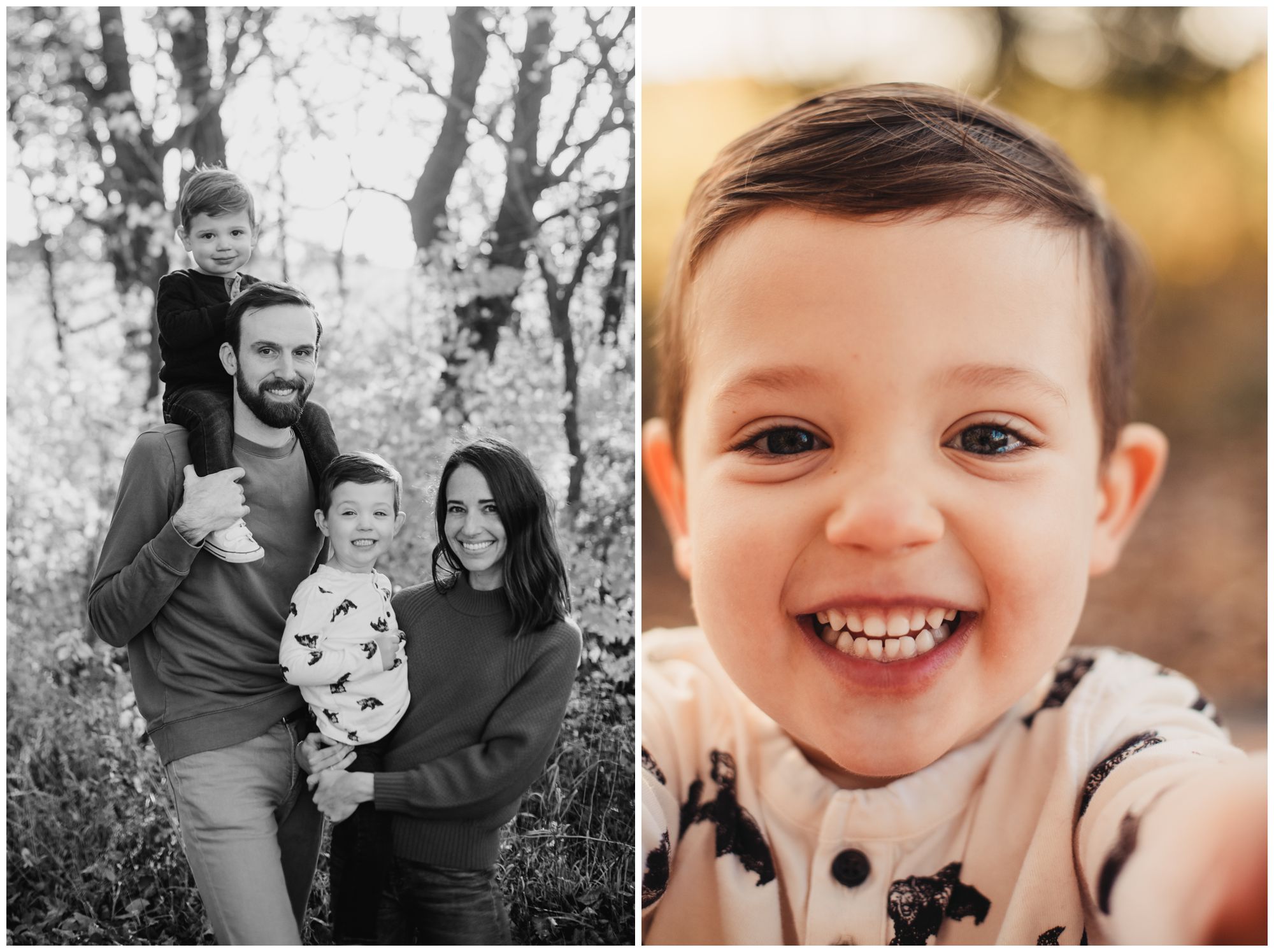 Shawnee Mission Park family photos, Novick family