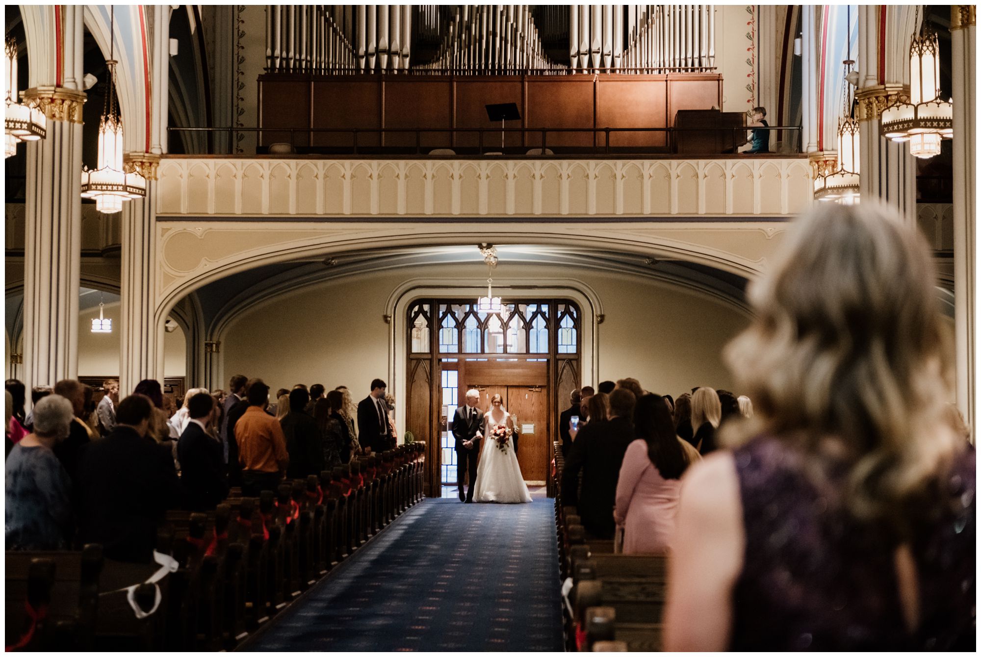 Mallory and Austin married at The Madrid Theater.
