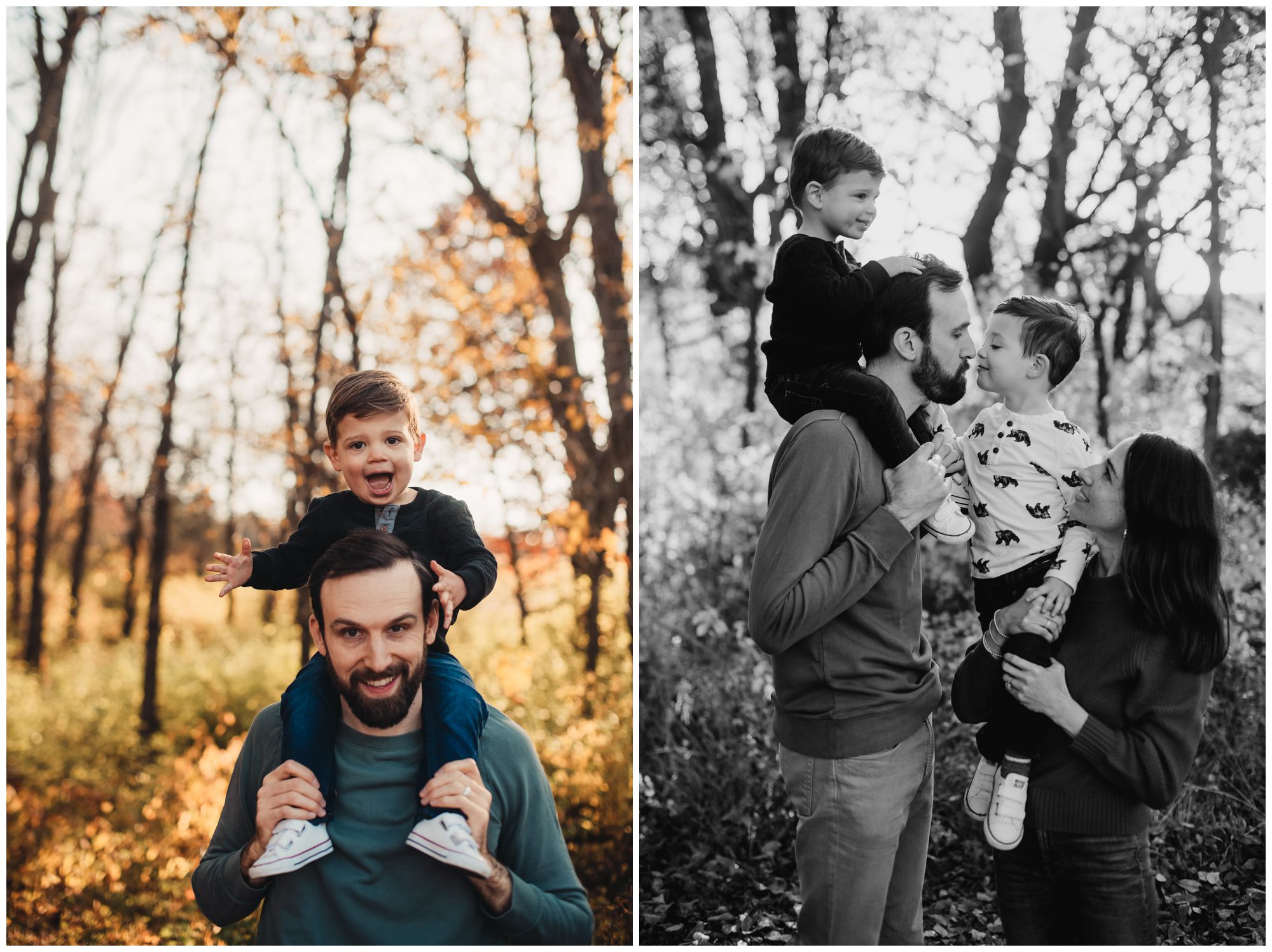 Shawnee Mission Park family photos, Novick family