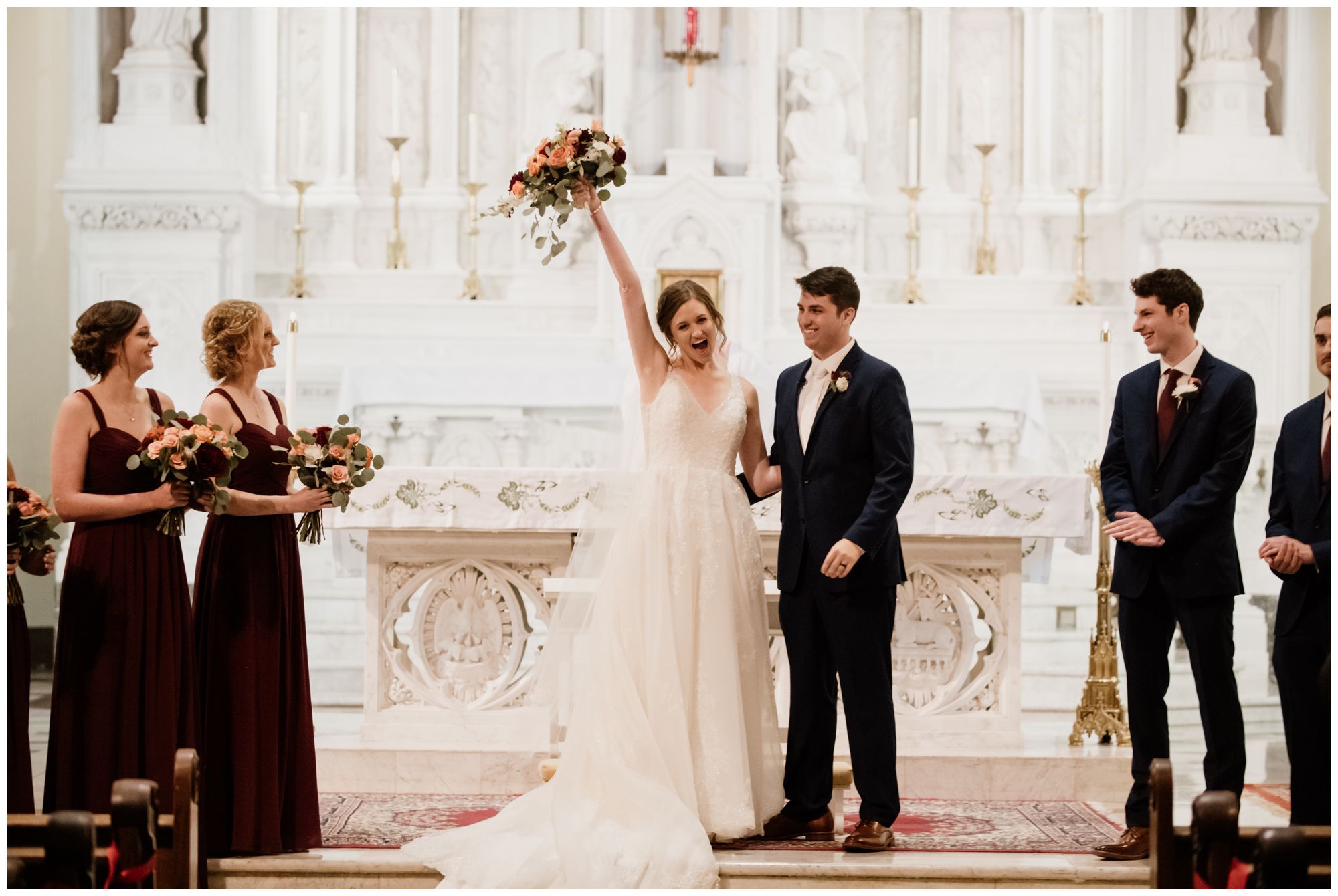 Mallory and Austin married at The Madrid Theater.