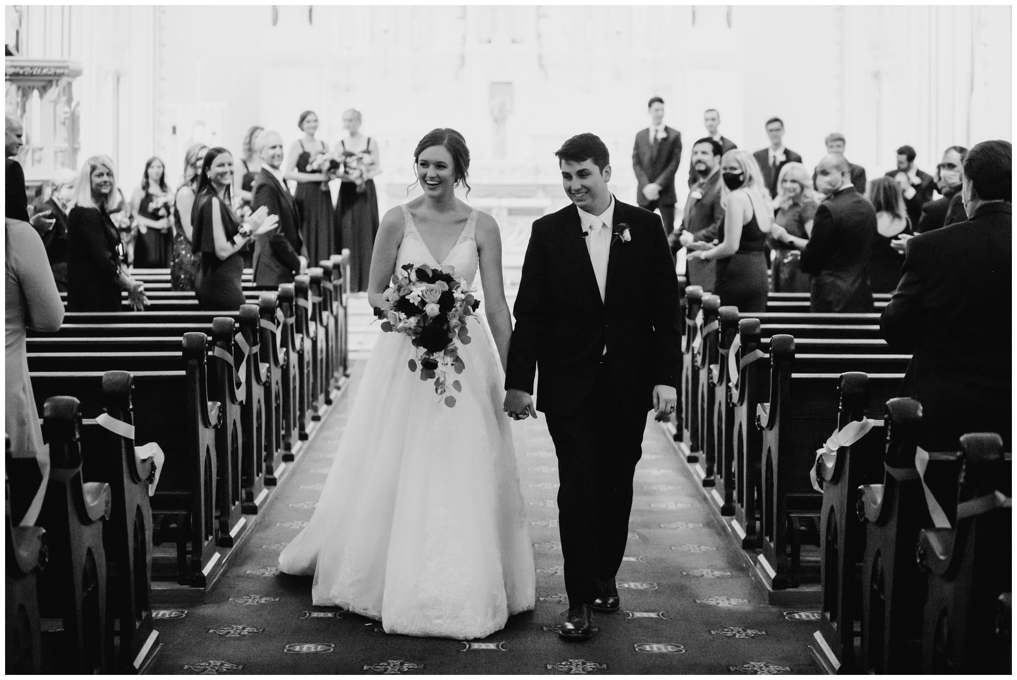 Mallory and Austin married at The Madrid Theater.