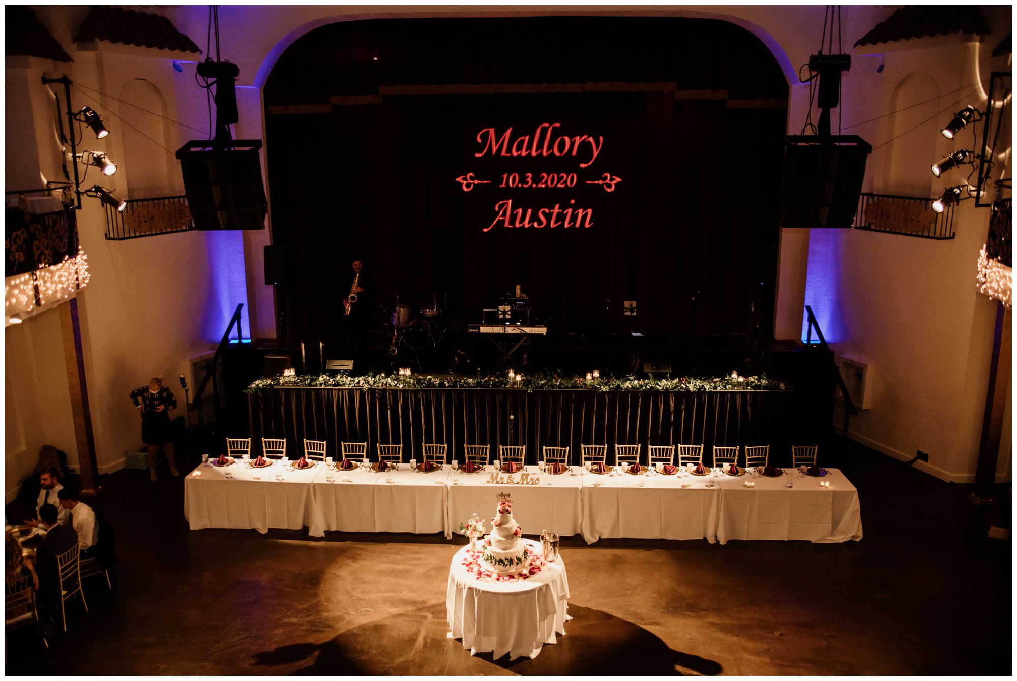 Mallory and Austin married at The Madrid Theater.