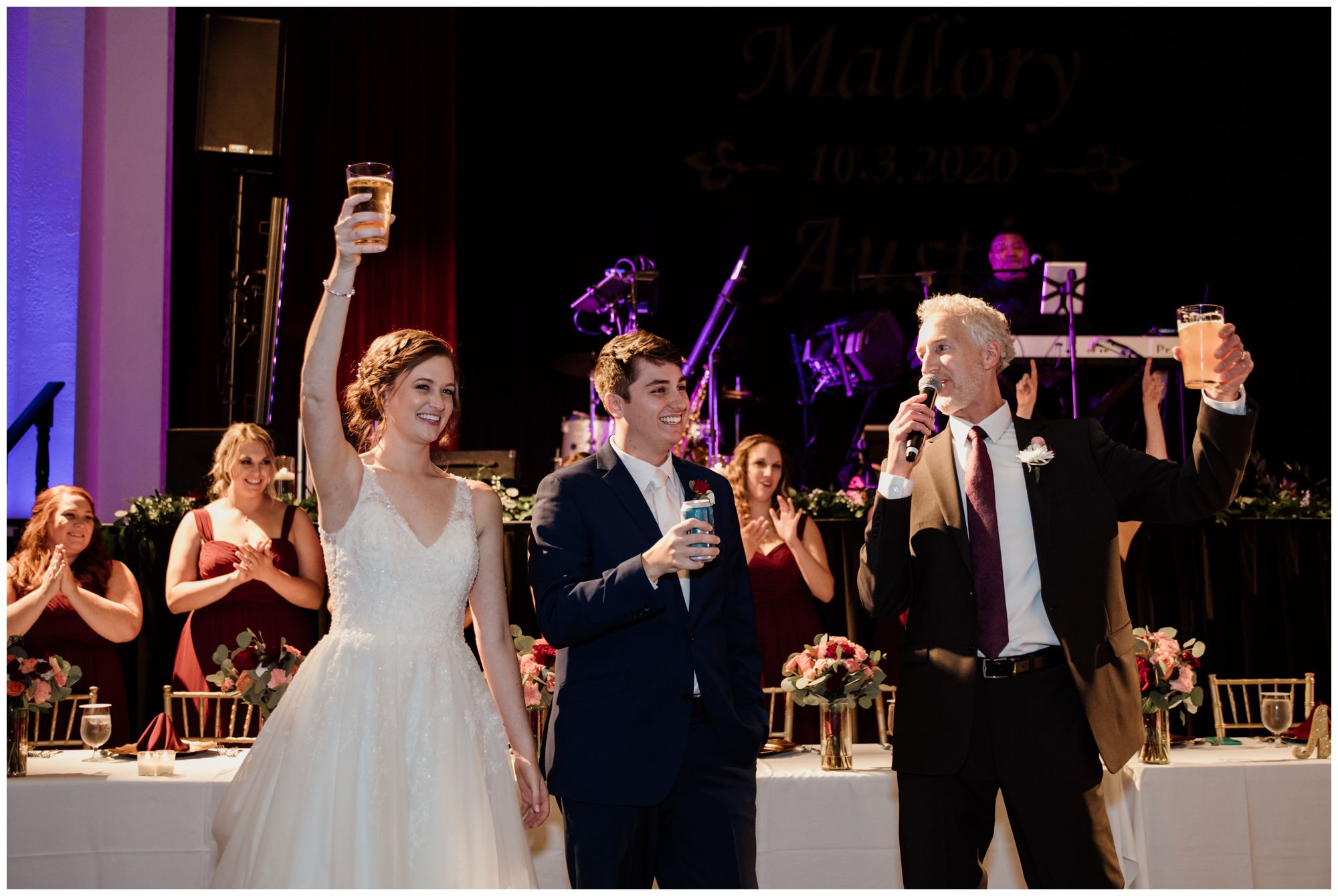 Mallory and Austin married at The Madrid Theater.
