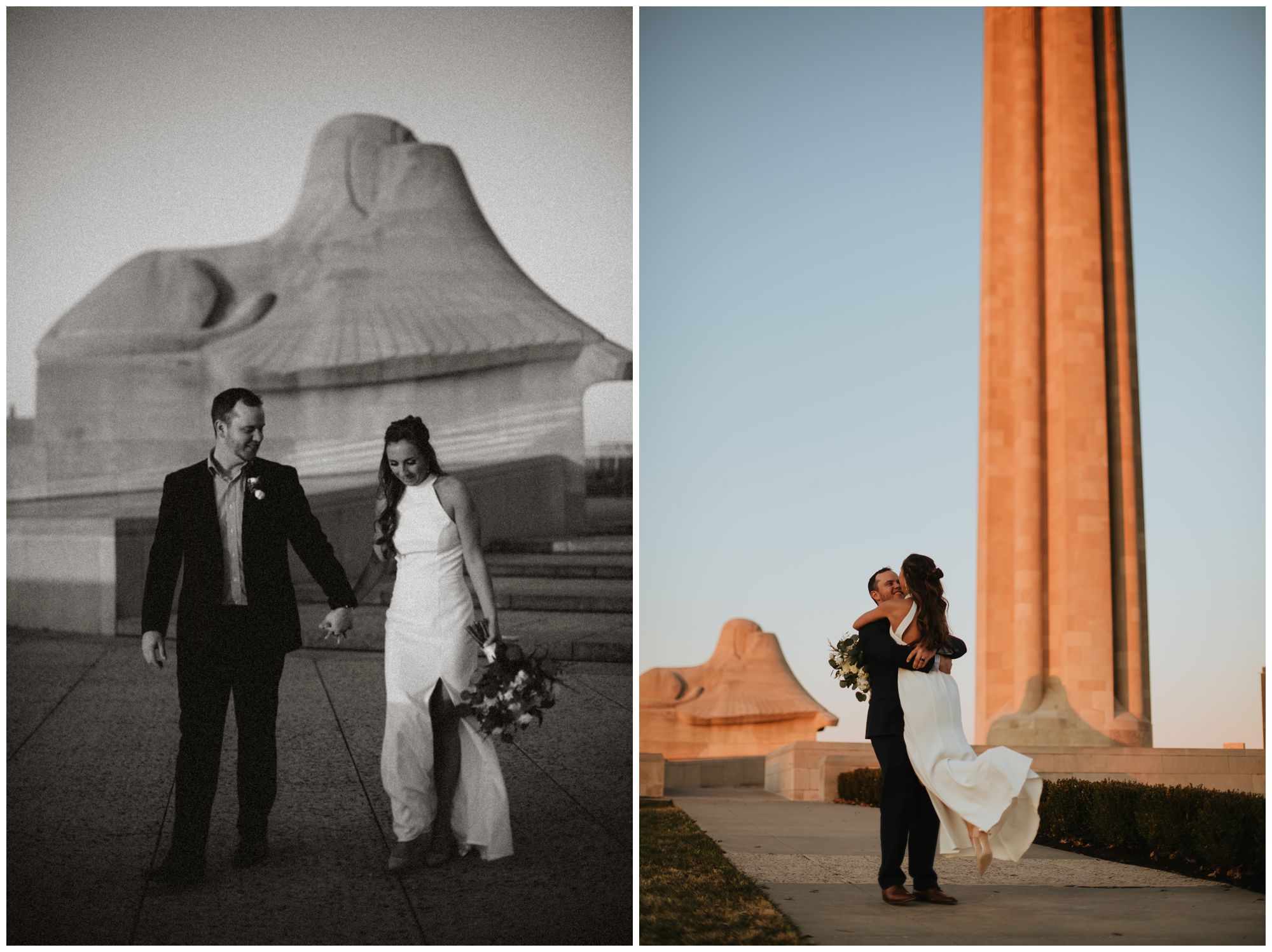 Kansas City elopement, Liberty Memorial