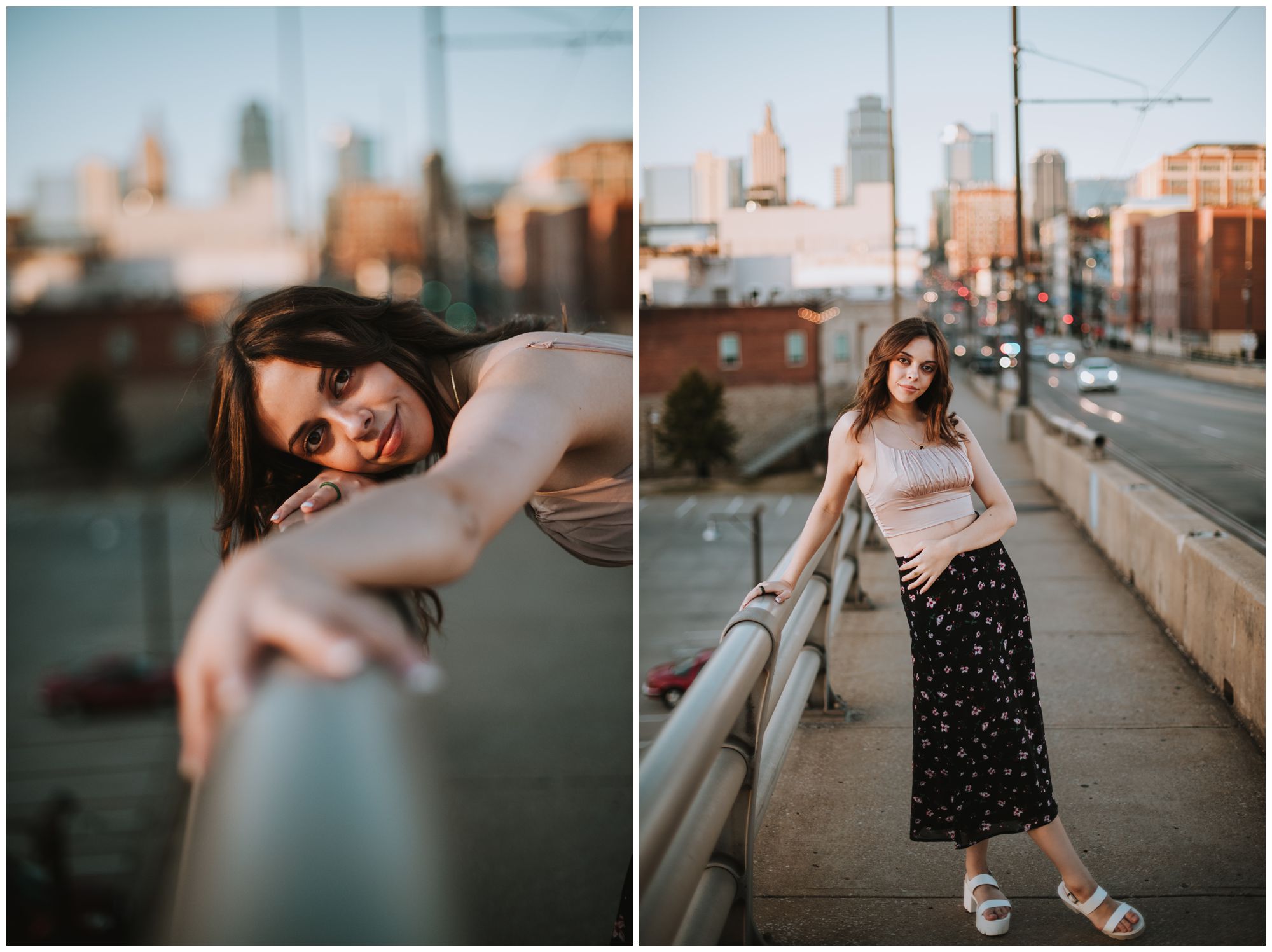 KC senior photography, record store inspired senior shoot