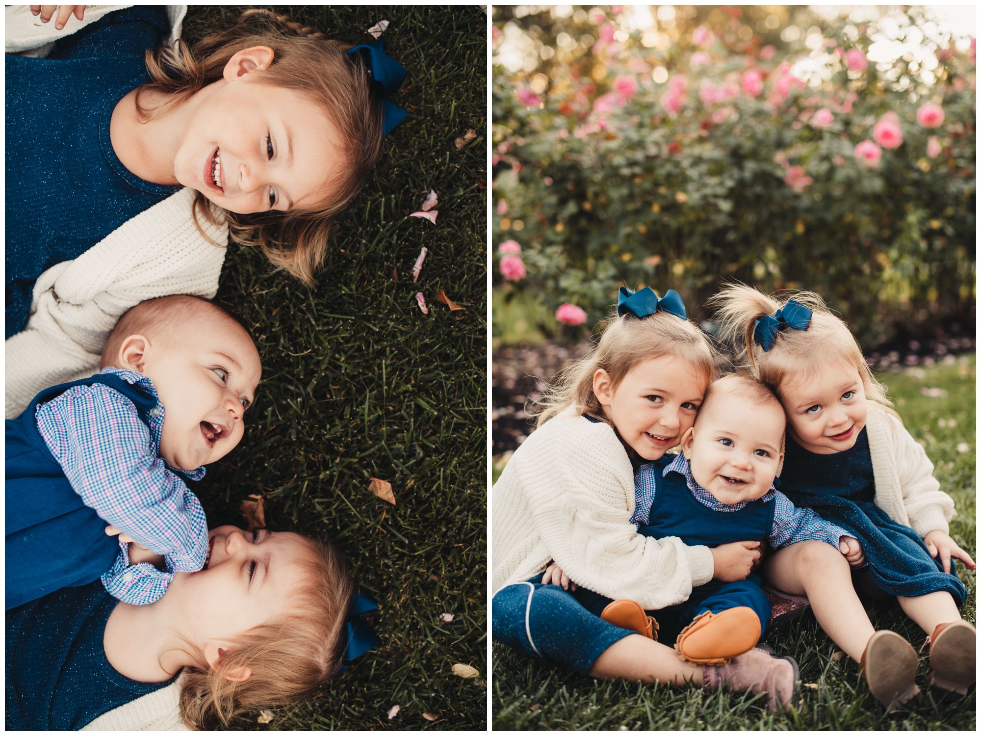 Loose Park Rose Garden family portrait session