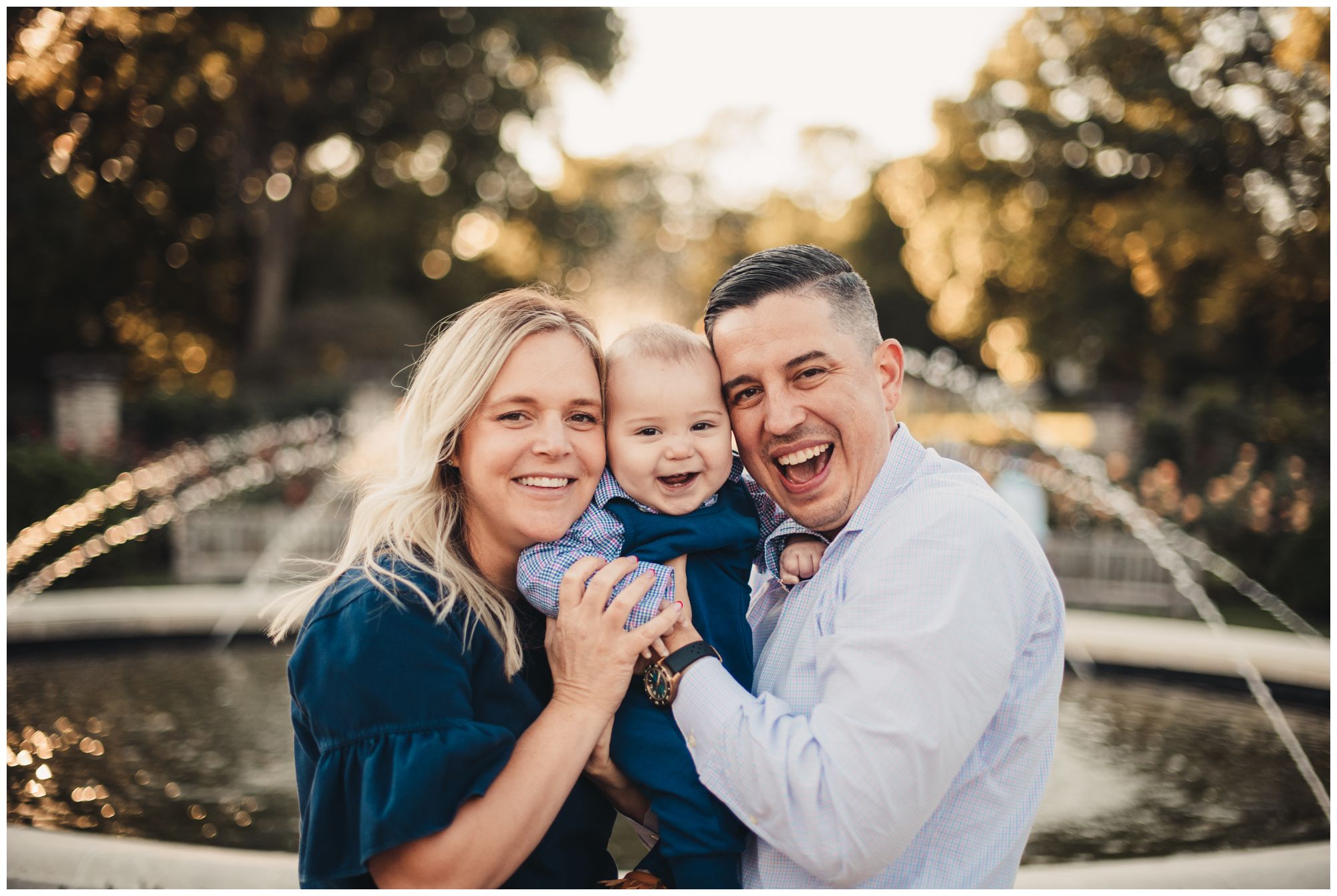 Loose Park Rose Garden family portrait session