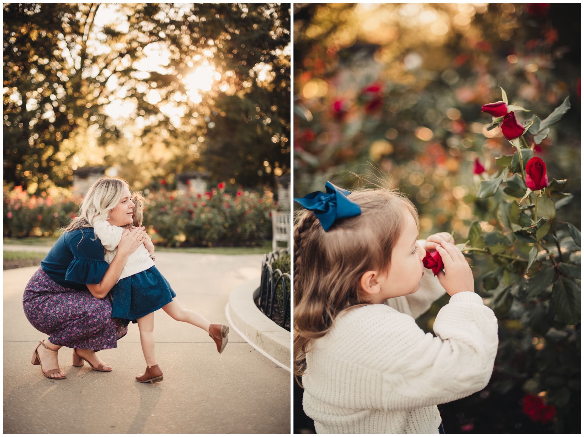 Loose Park Rose Garden family portrait session