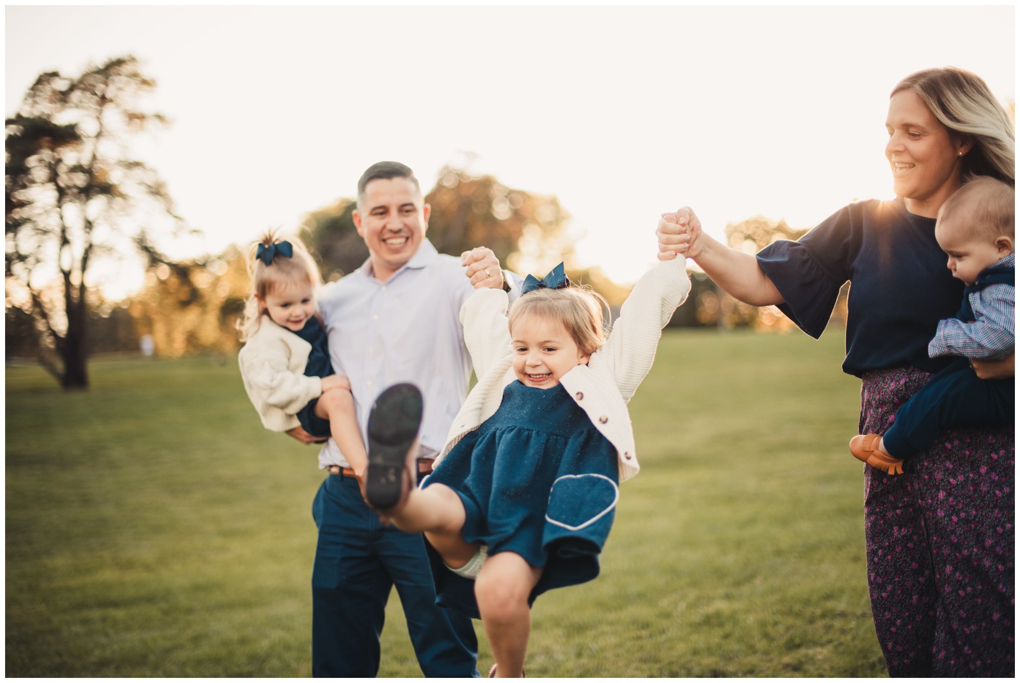 Loose Park Rose Garden family portrait session