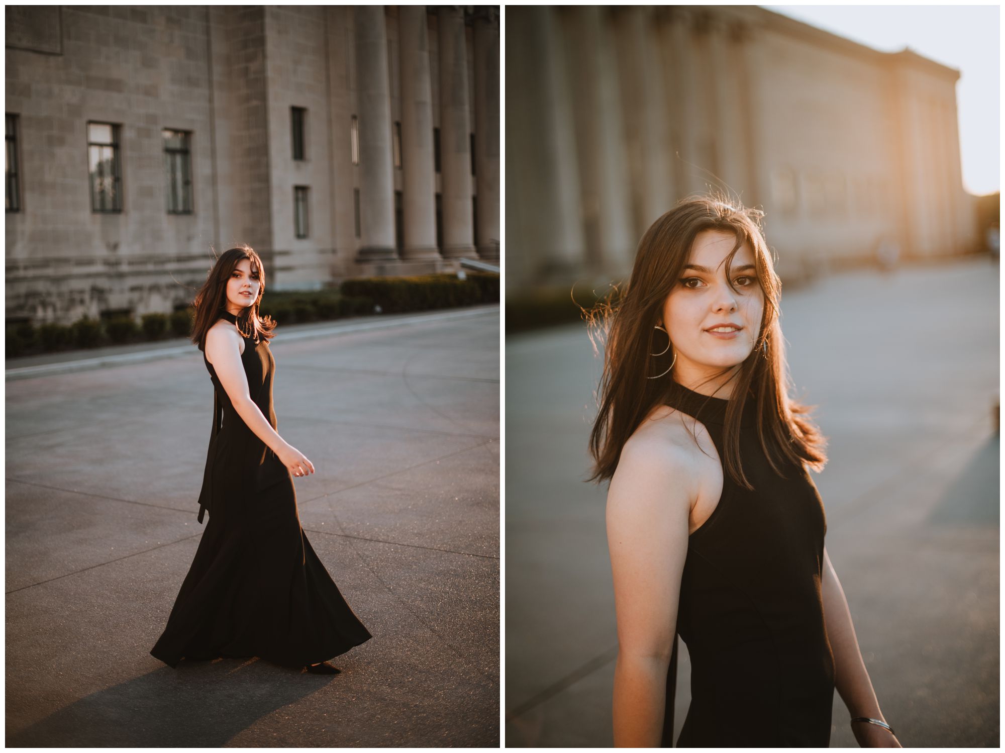 Claire's KC senior session, West bottoms vintage shoot